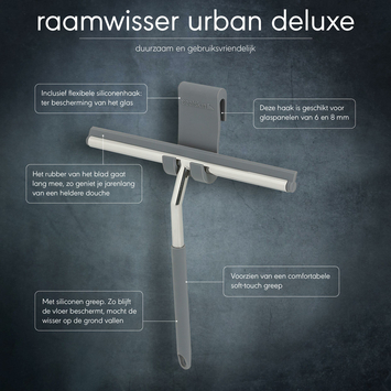 Raamwisser Deluxe Urban Chroom