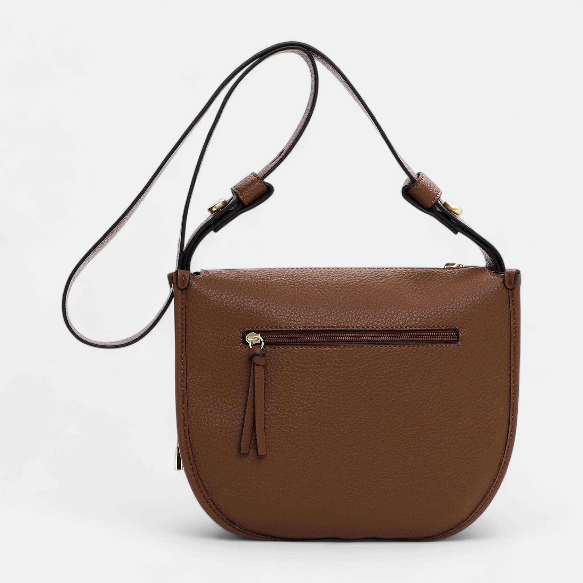 Sac bandoulière cognac