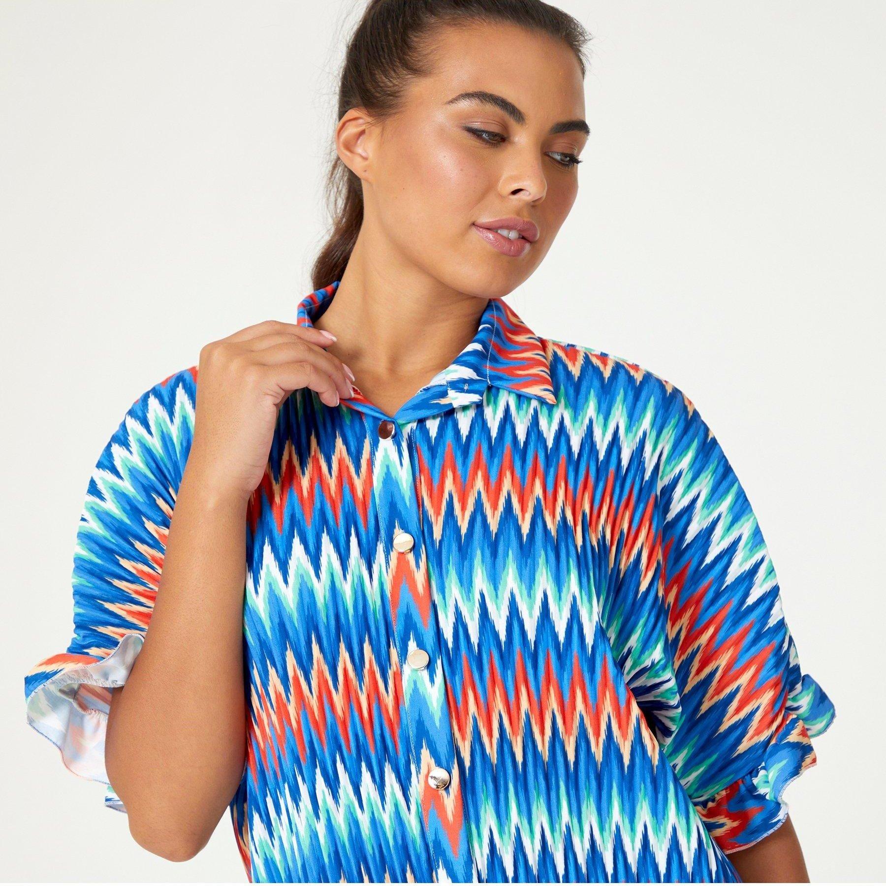 Be You Ladies Pleated Frill Dress