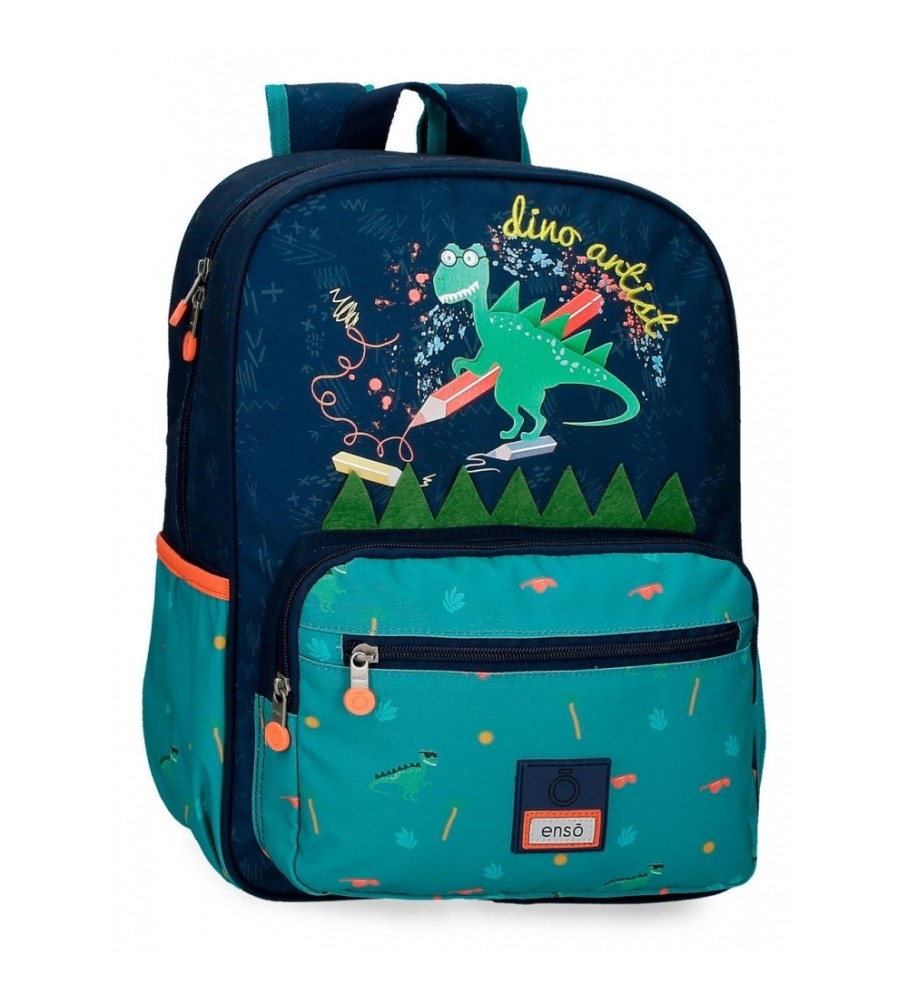 Enso Mochila Escolar Enso Dino artist multicolor