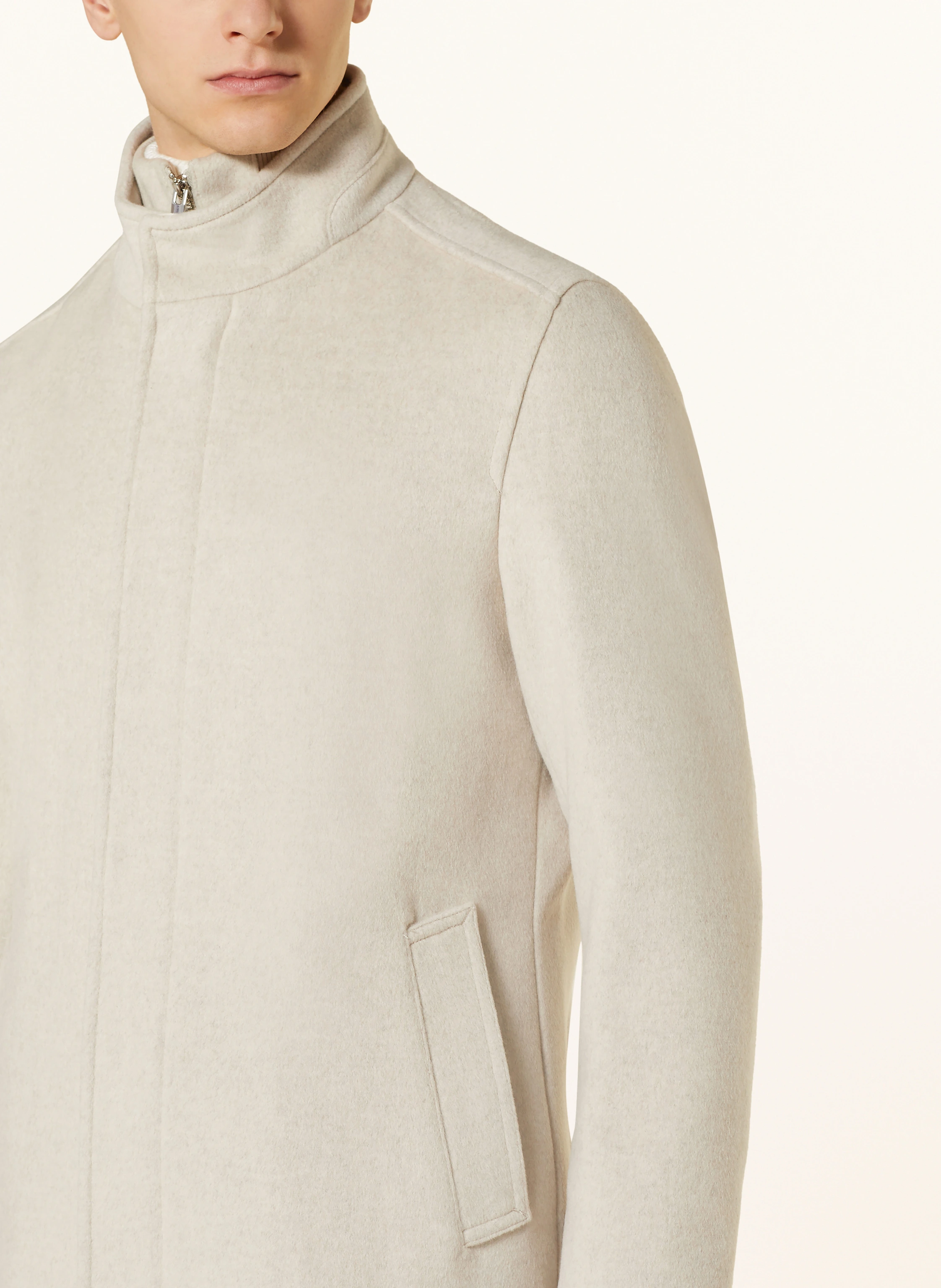 REISS Mantel ALCANTAR mit herausnehmbarer Blende