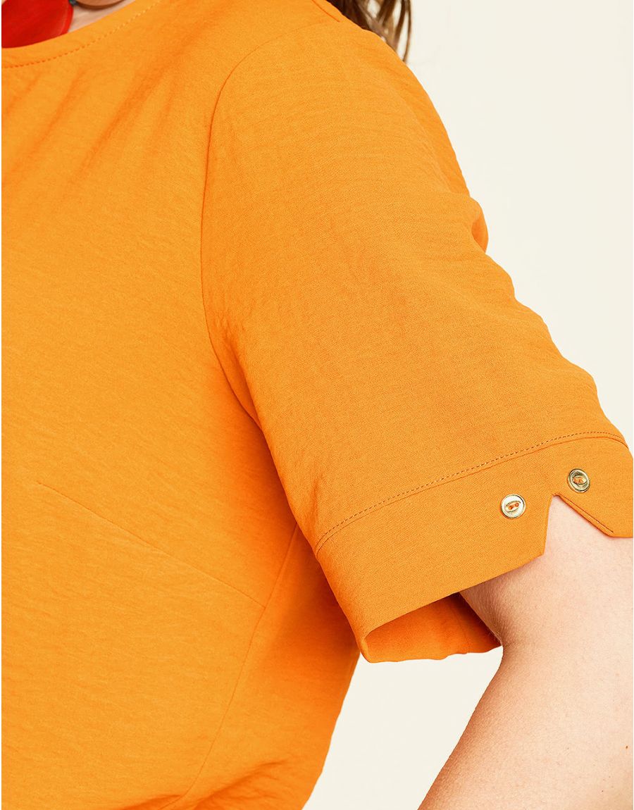 Blouse habillée ocre