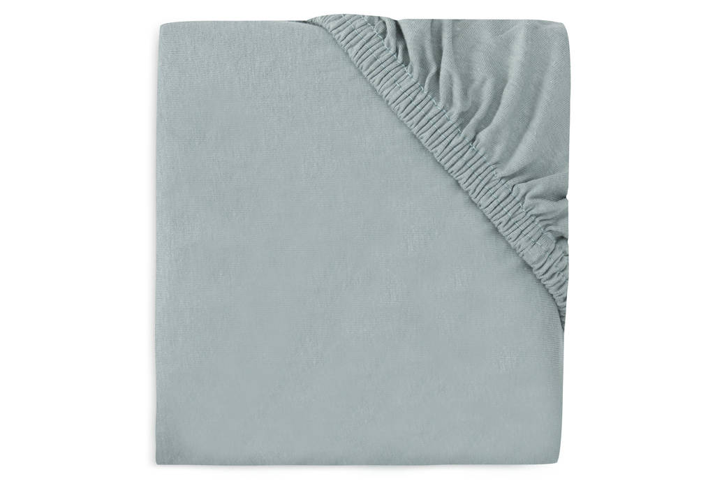 jersey hoeslaken boxmatras Sea Green