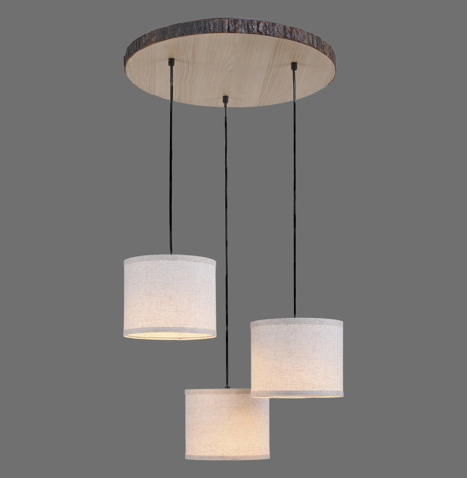 Deckenleuchte - Holz-natur - 45 cm