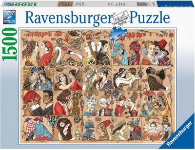 Ravensburger Puslespill Love Through The Ages 1500 Brikker