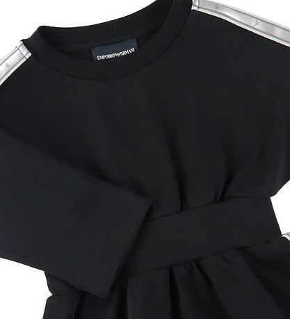 Emporio Armani Kjole - Sort m. Sølv
