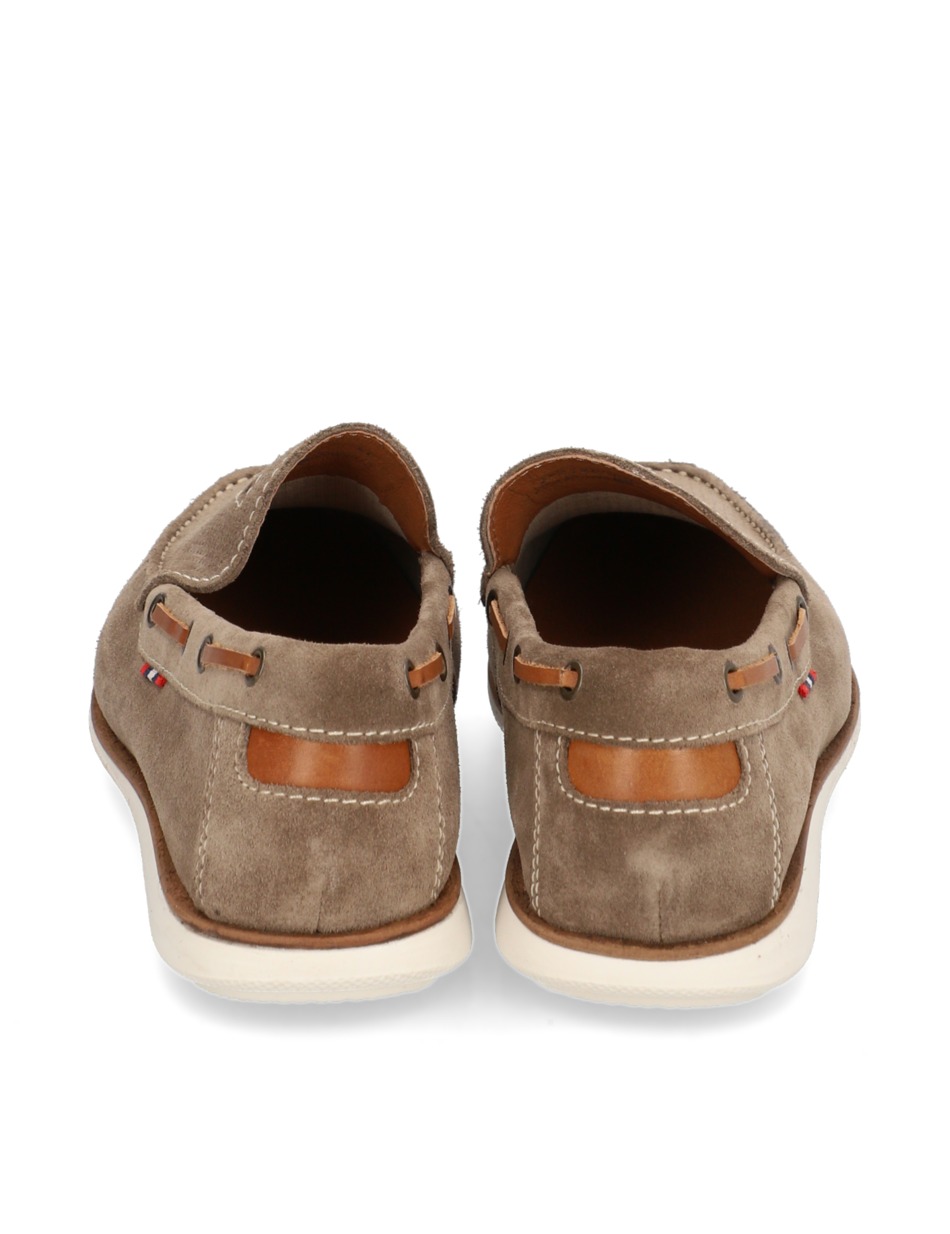 Veloursleder Slipper sportiv