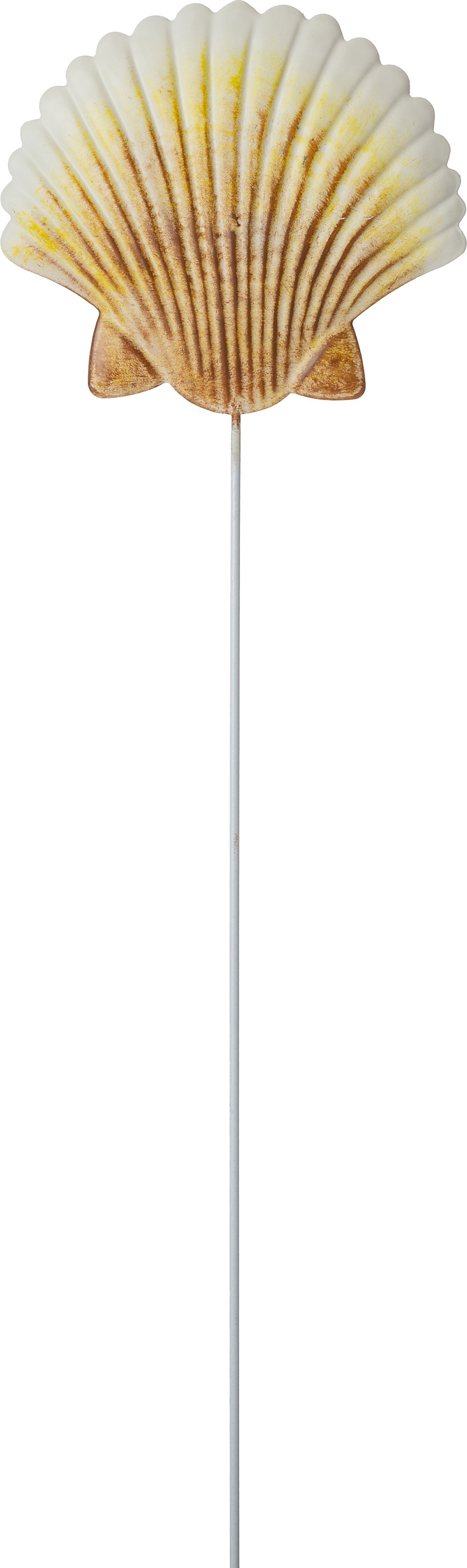 Intratuin tuinsteker schelp Martijn geel 12,5 x 1 x 53 cm