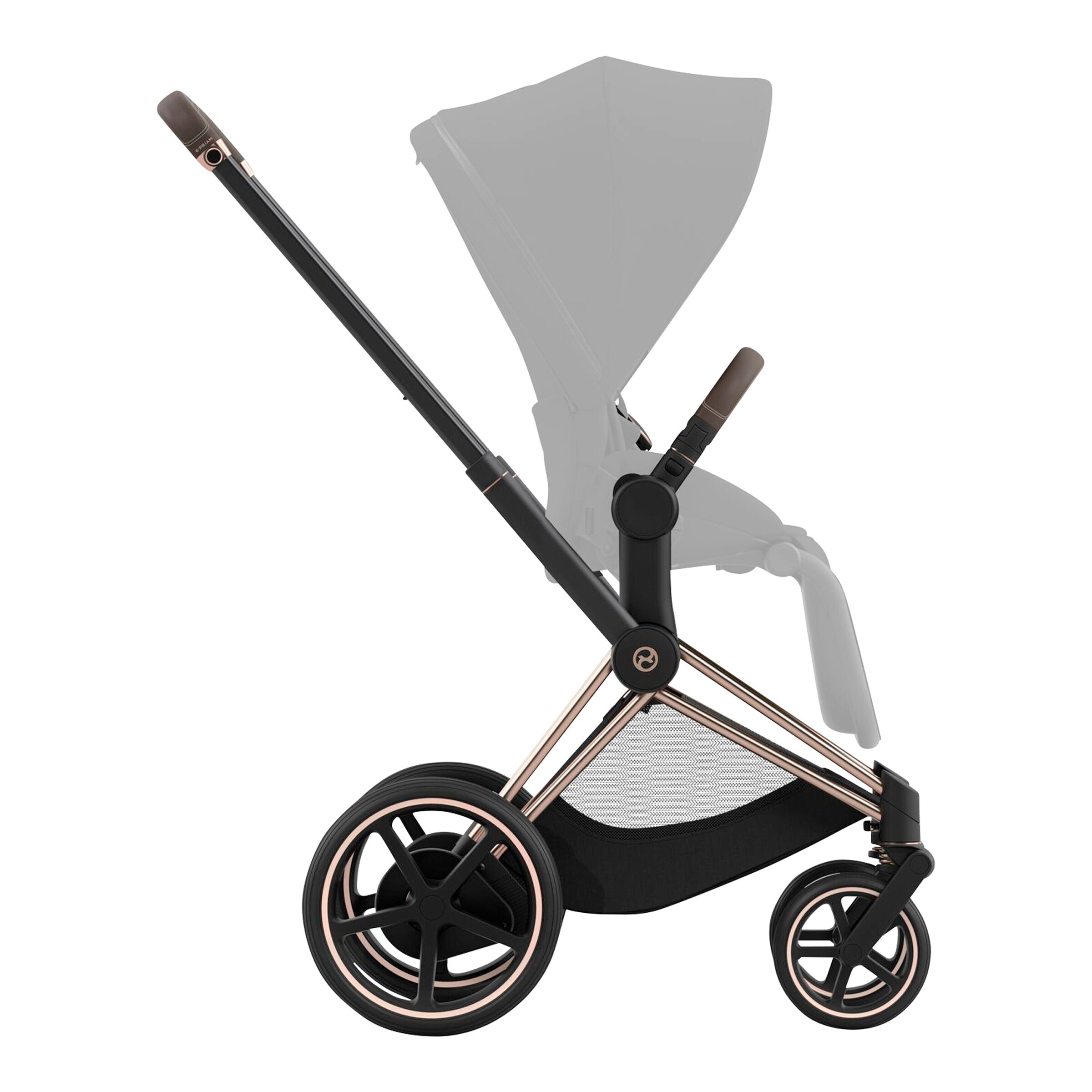Cybex - PLATINUM Gestell inkl. Sitzaufsatz für e-PRIAM rosegold
