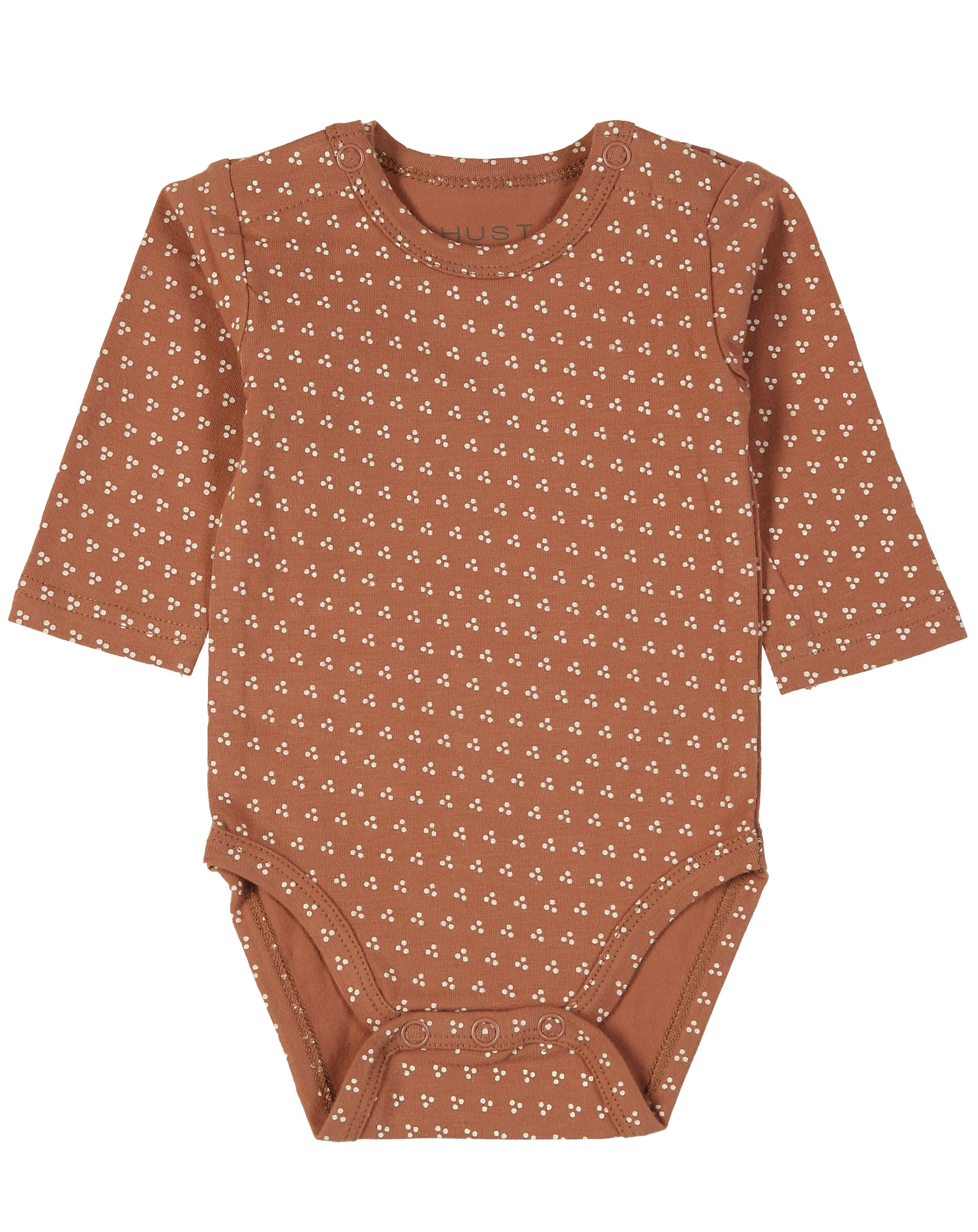 Langarm-Body BASE 3er Pack in mocca