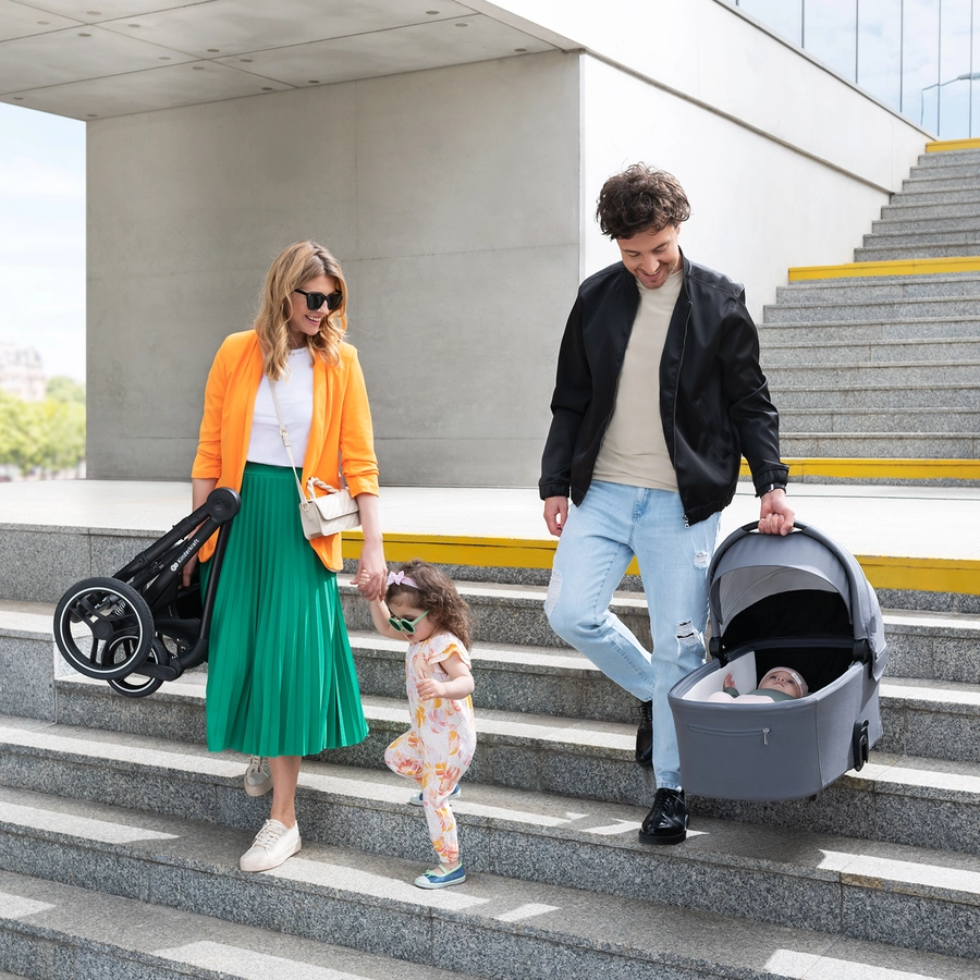 Kinderkraft Kombikinderwagen NEA 2in1 platinum gray