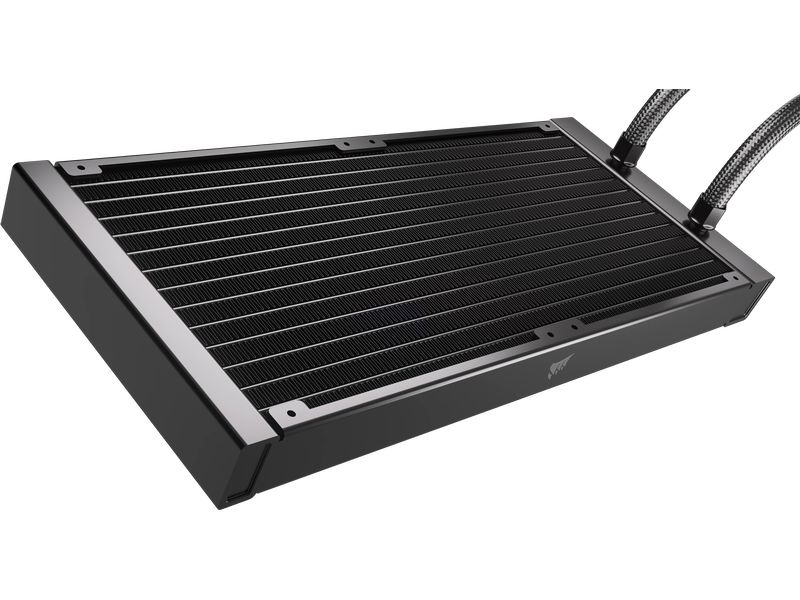 Corsair Wasserkühlung ICUE Link Titan 280 RX RGB Schwarz CPU-Flüssigkeitskühler mit RX140 RGB-Lüftern