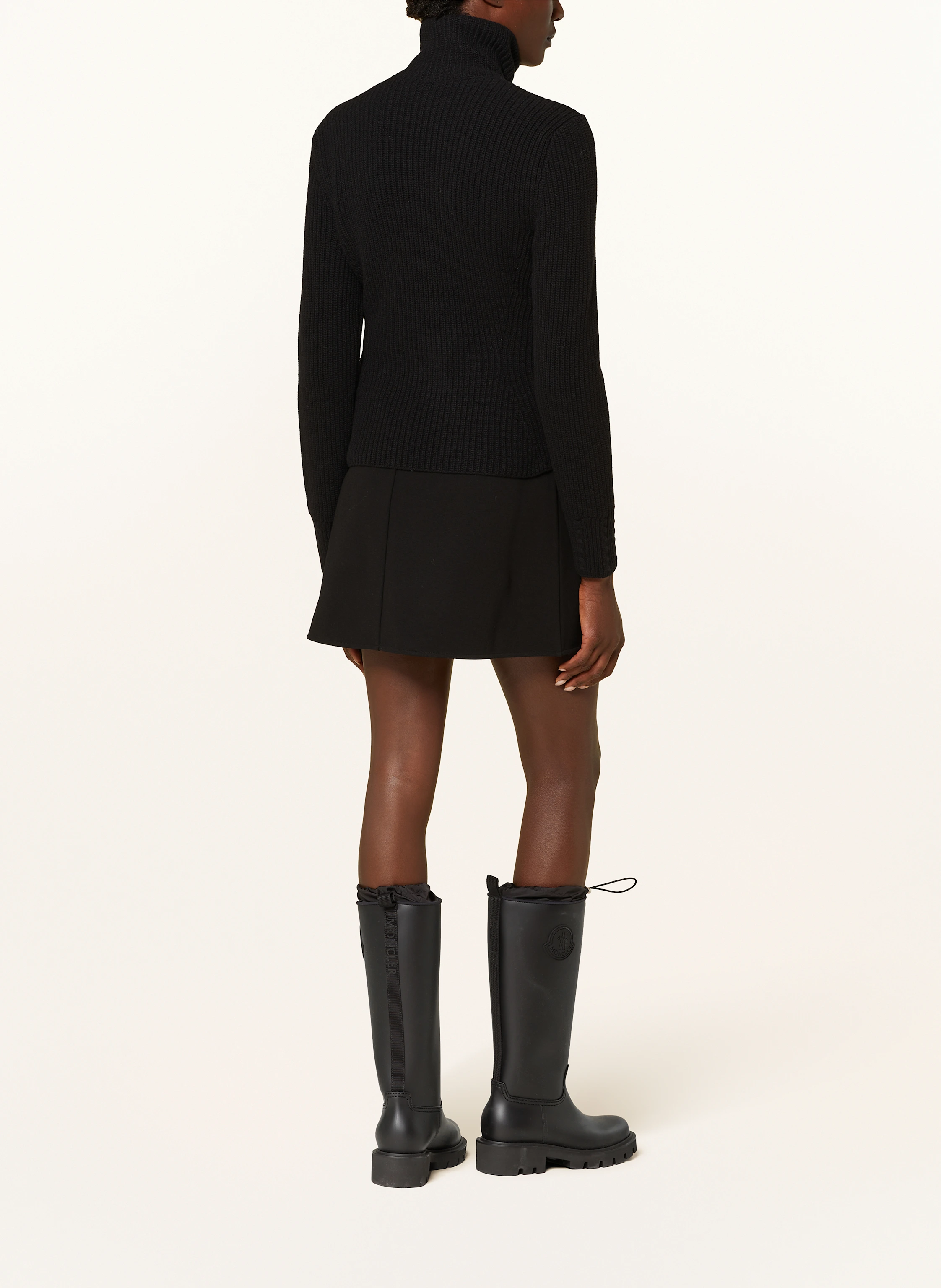 MONCLER Daunenjacke im Materialmix