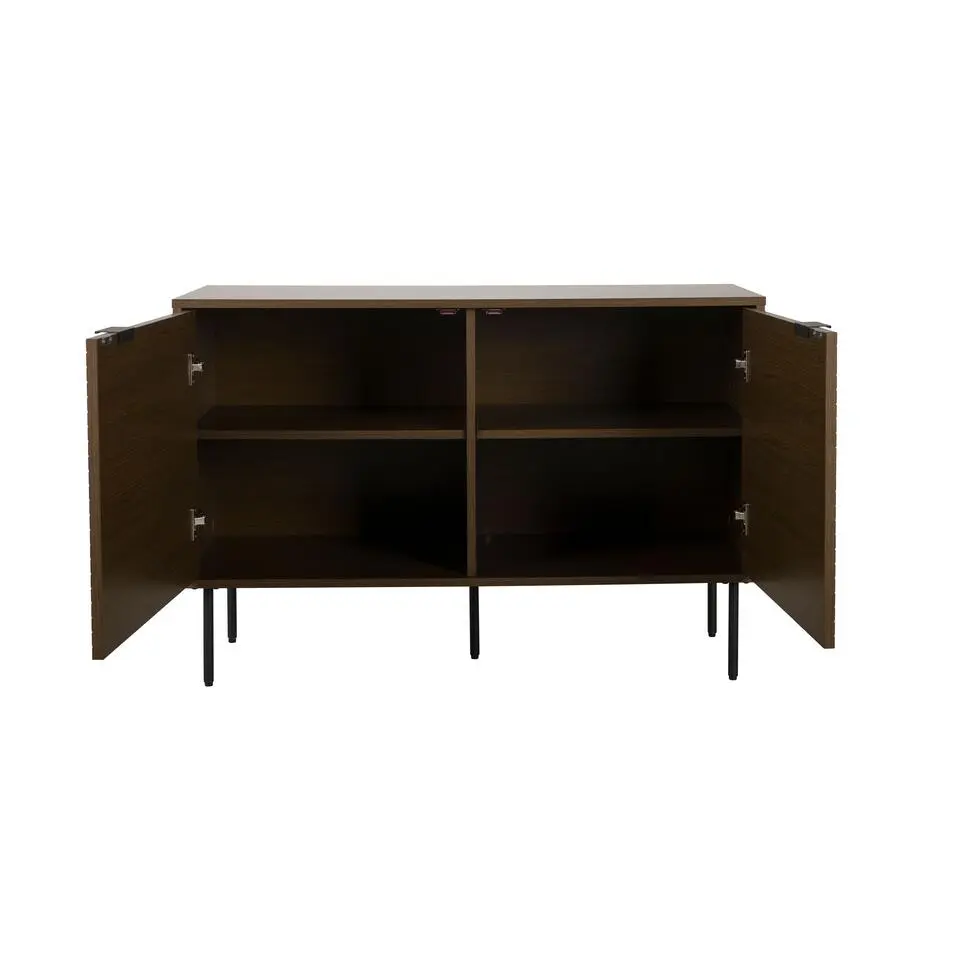 Housecraft Living Flux Opbergkast Laag Gerookt Eiken - Bruin