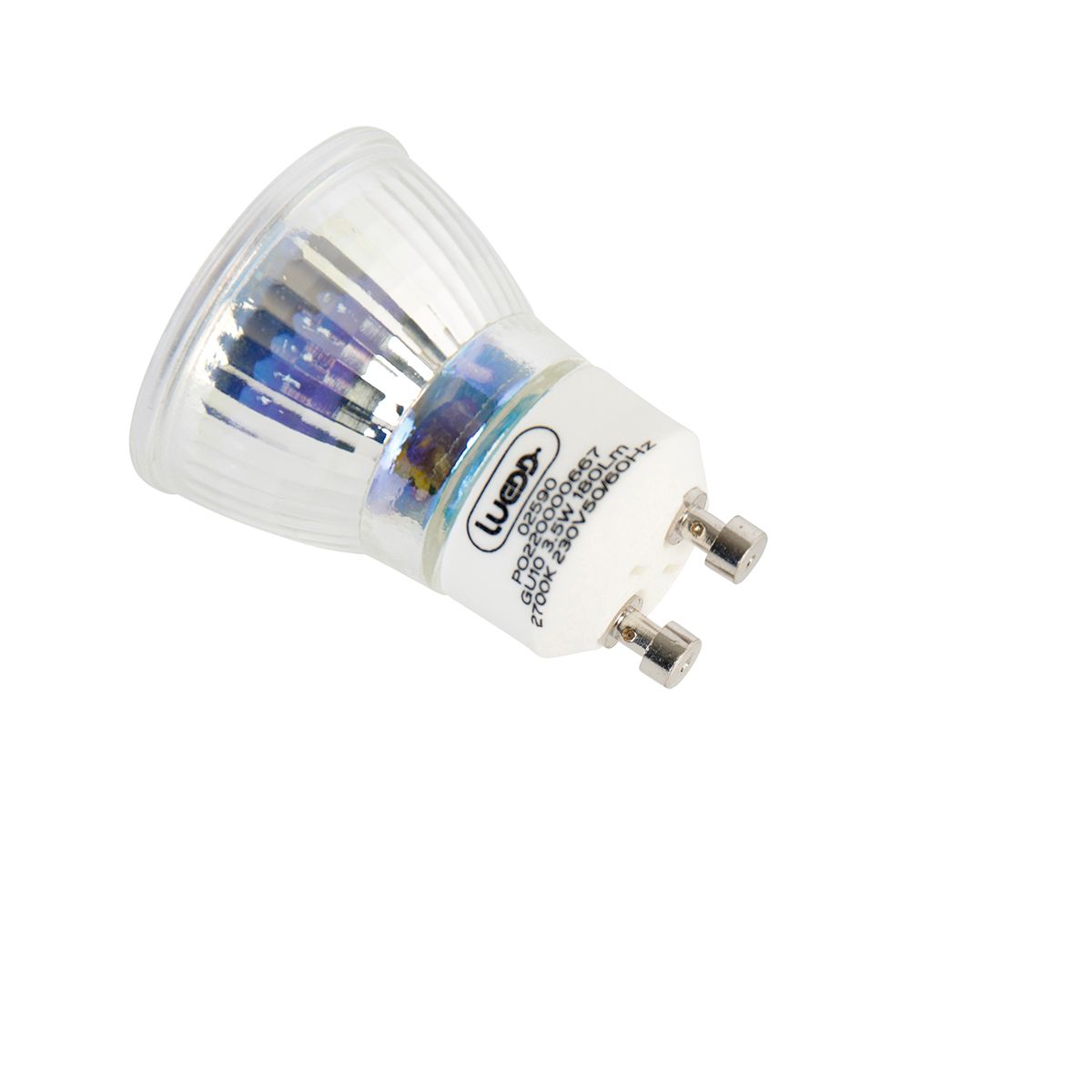 GU10 LED lamp 35mm 3,5W 180 lm 2700K