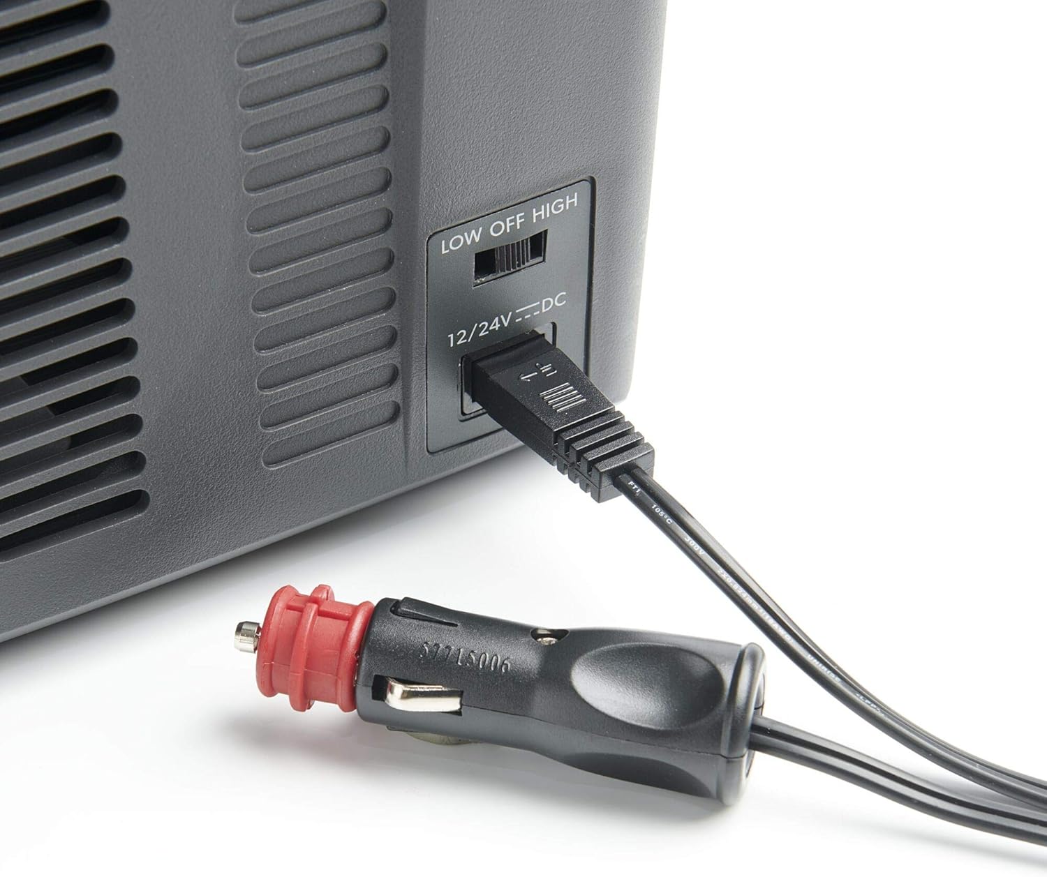 DOMETIC Tropicool TCX 14 - tragbare elektrische Kühlbox für 12/24 und 230 V Anschluss, 14 Liter, für Auto, LKW, Boot, Reisemobil und Steckdose, Grau
