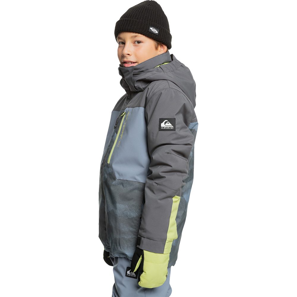 Quiksilver Silvertip Skijacke Jungen flint stone