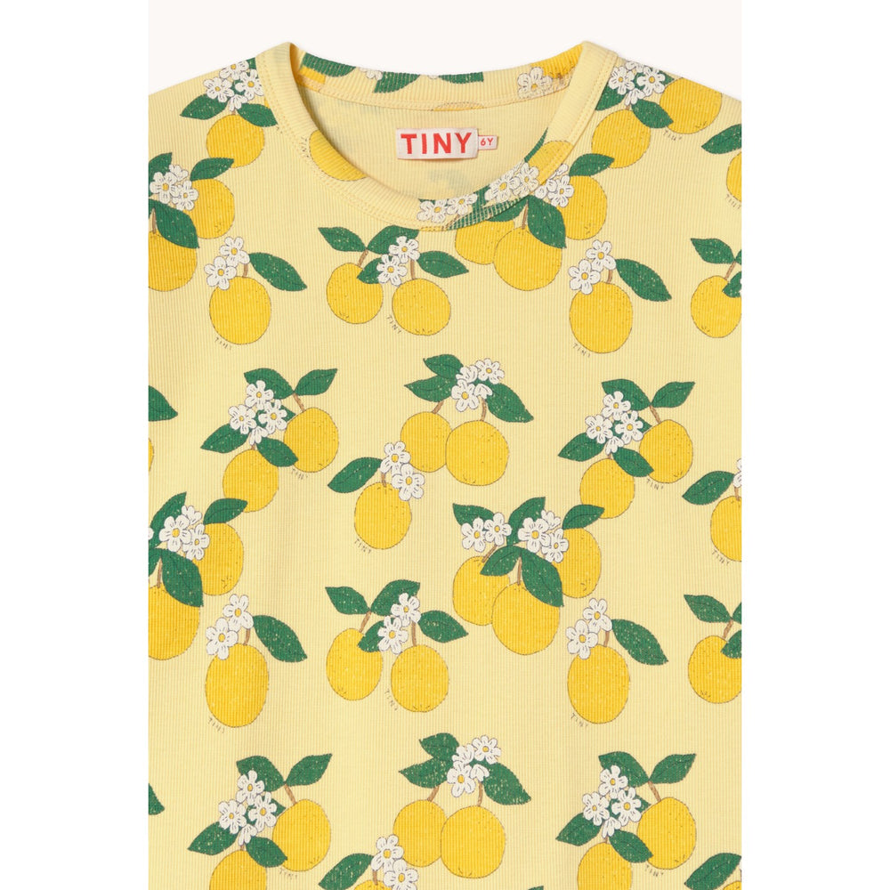 Køb TinyCottons Mellow Yellow Oranges Rib Tee