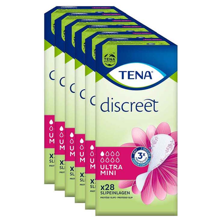 TENA® discreet Ultra Mini Slipeinlagen bei Inkontinenz, 10X28 St