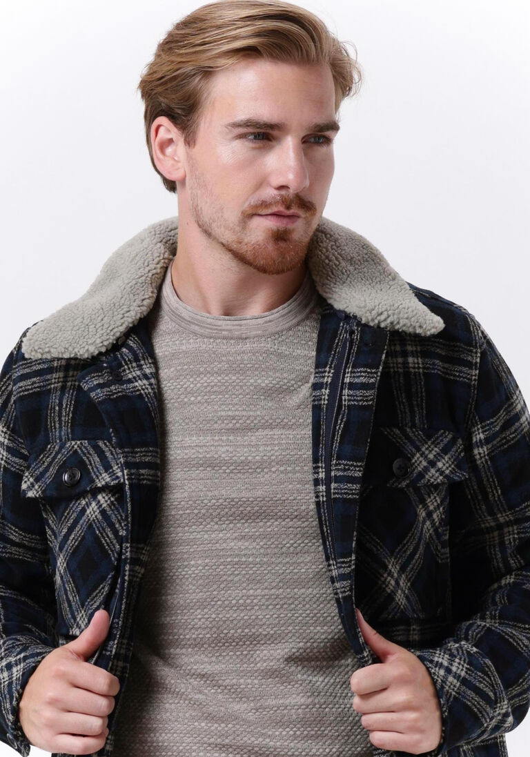 DSTREZZED donkerblauwe dstrezzed jack carpenter big tartan