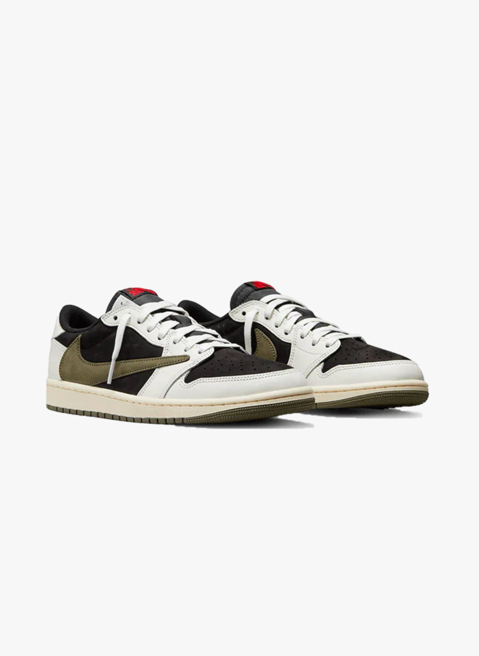 Air jordan 1 retro low og sp travis scott olive | Vert