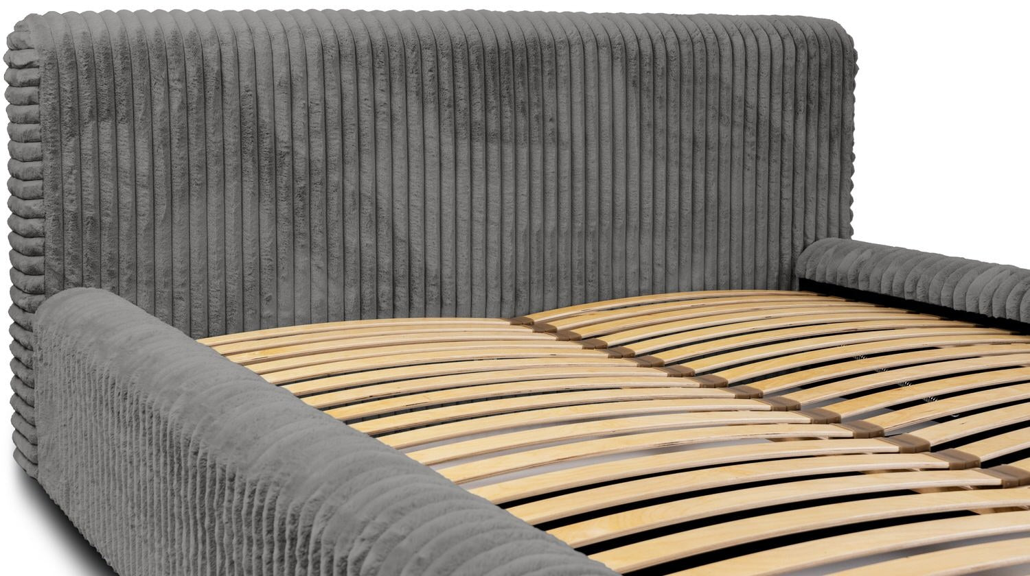 Trae Mobler Hana 140 x 200 cm Gestoffeerd Bed Grijs