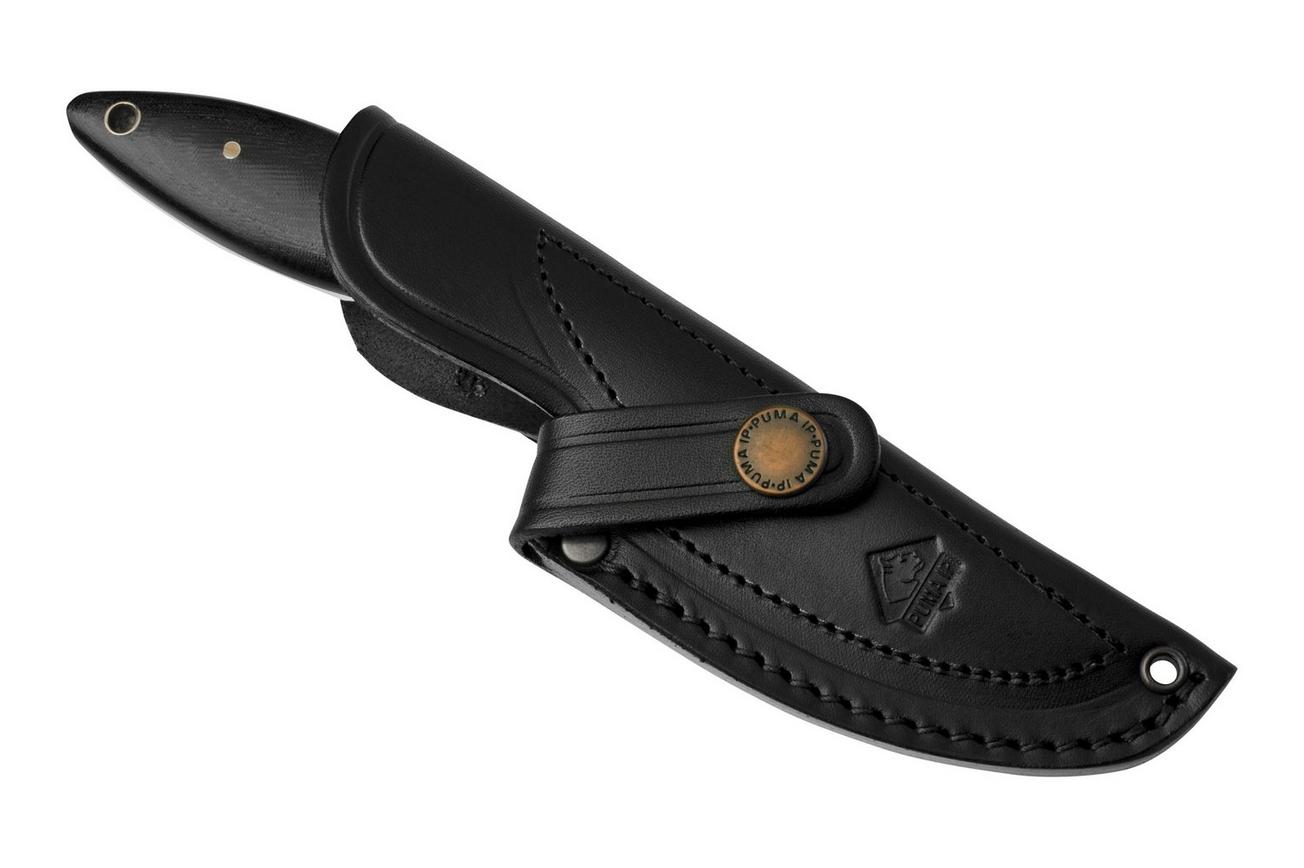 PUMA IP Farkas 846067 zwart micarta, vaststaand mes
