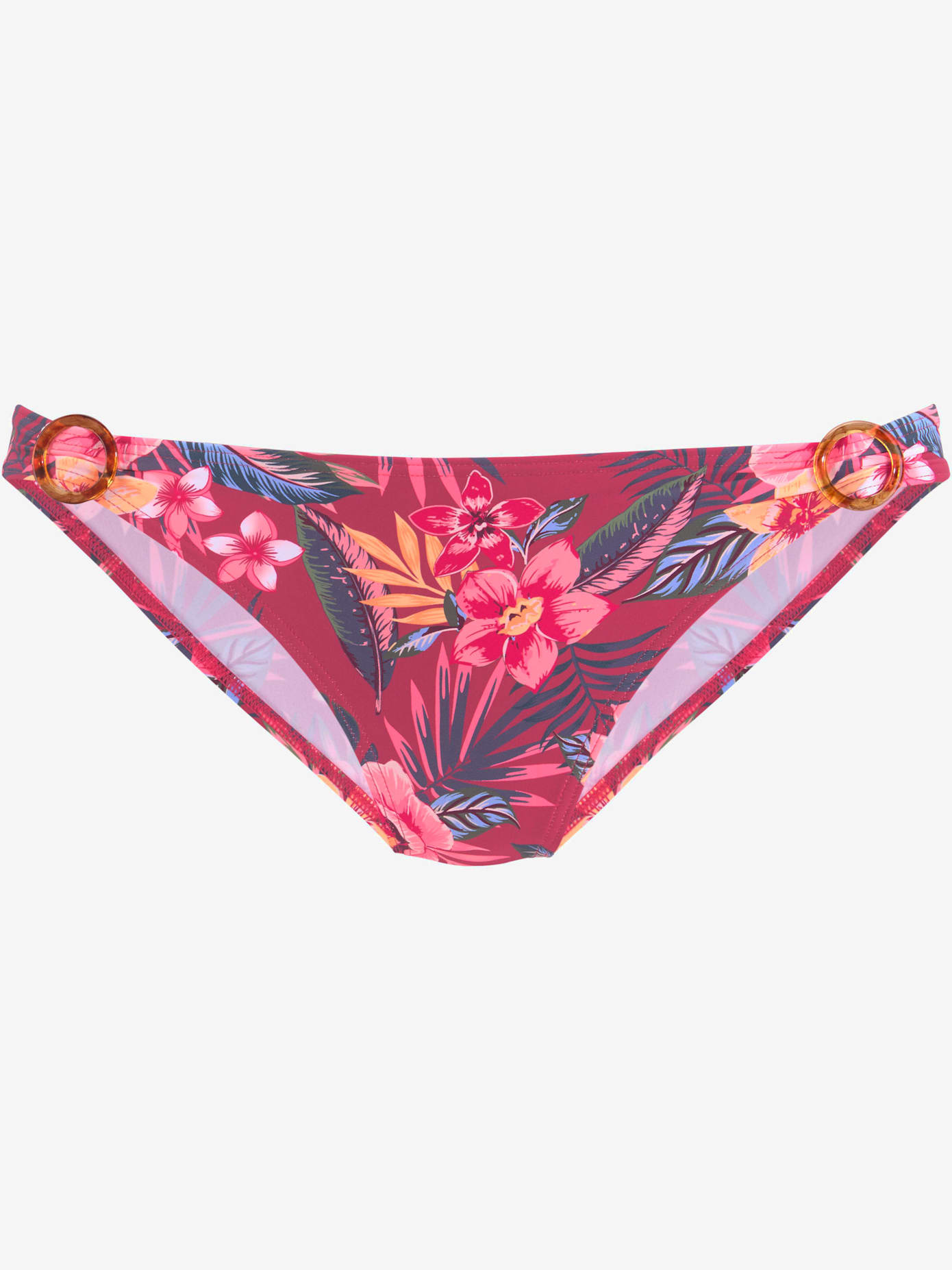 Bas de maillot de bain imprimé tropical