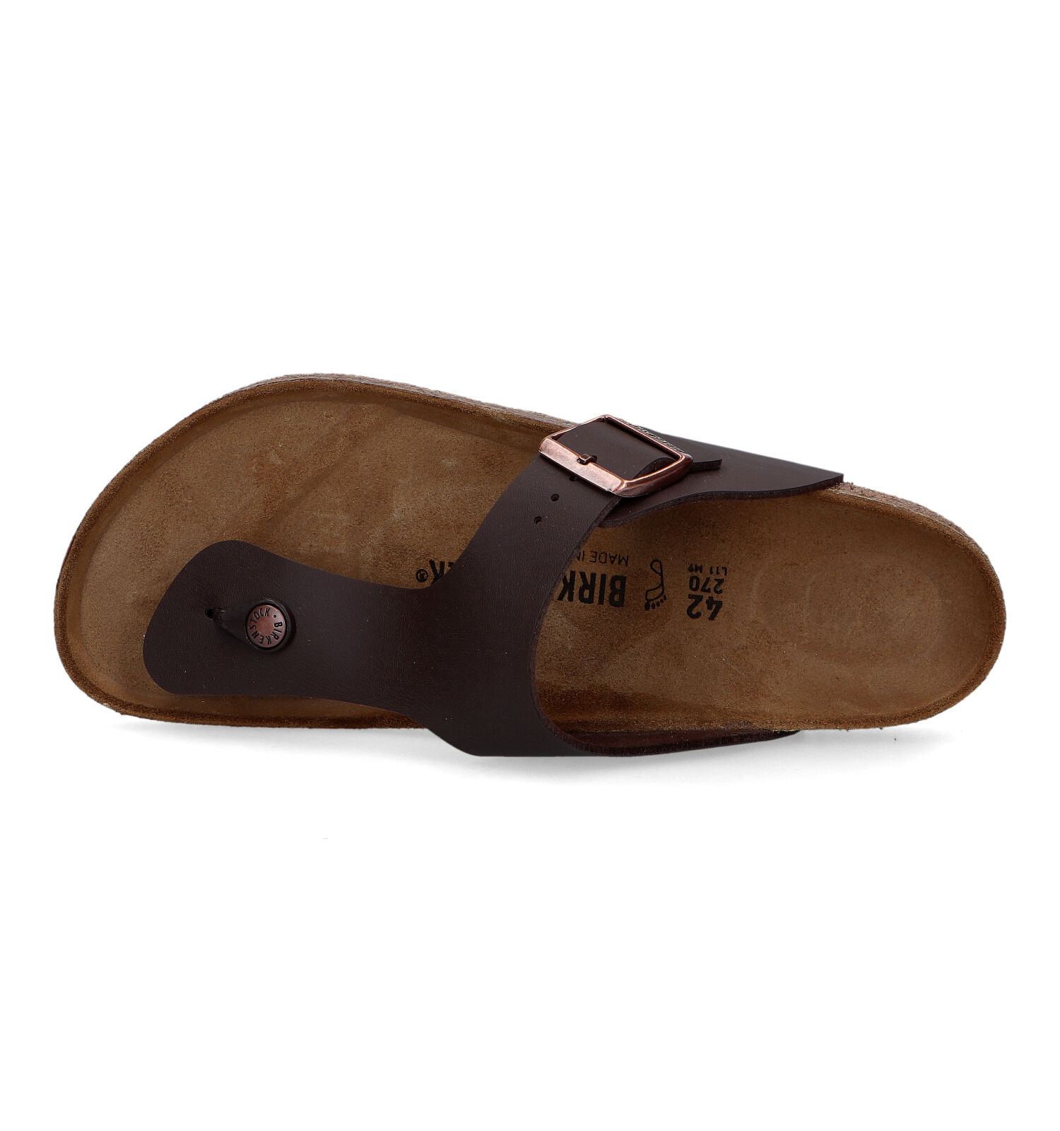 Teenslippers bruin