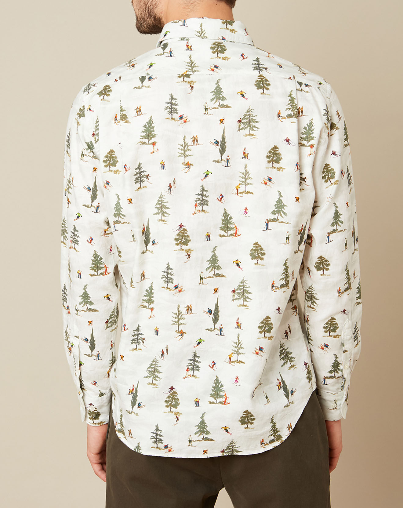 Hartford Chemise Regular Penn imprimée blanc