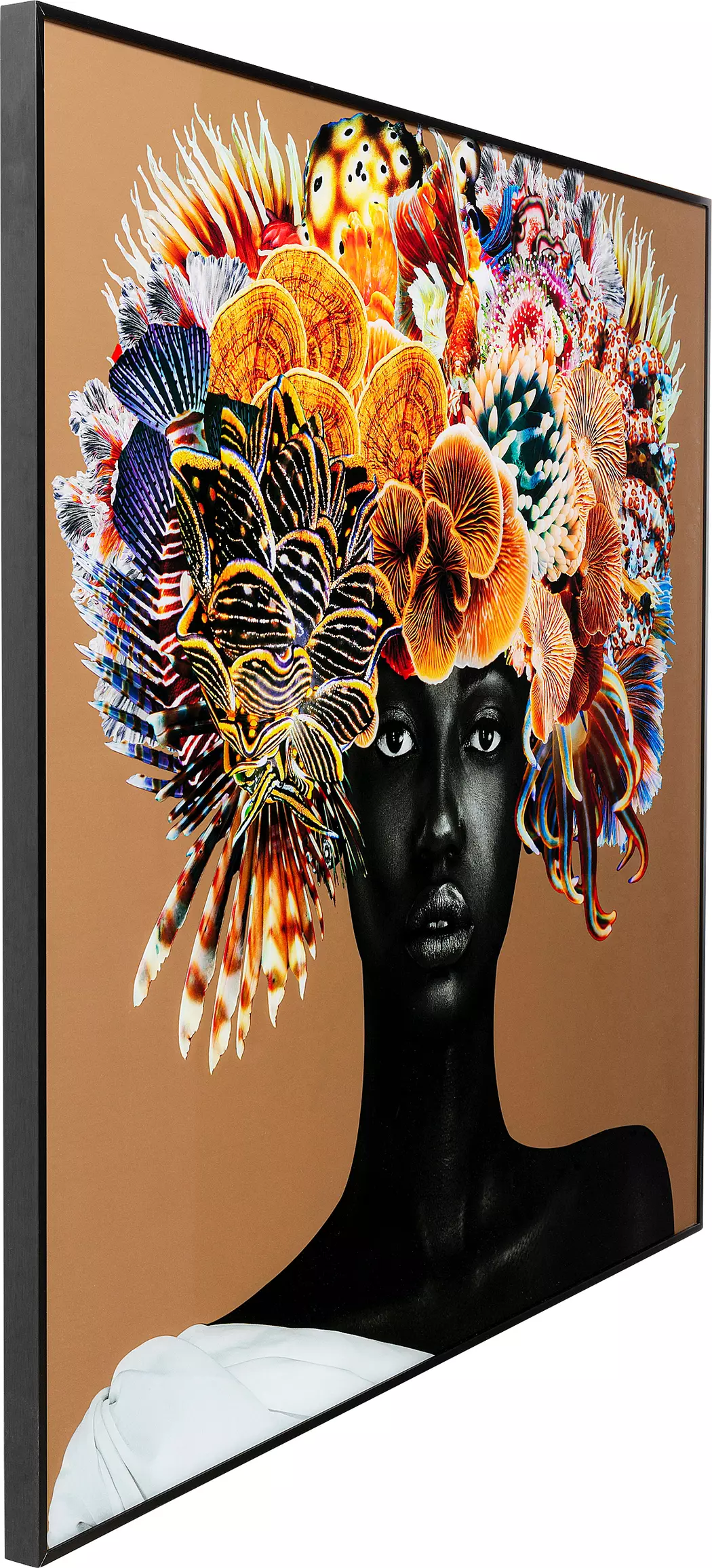 Wandbild 120 x 120 cm Flower Hair 55422