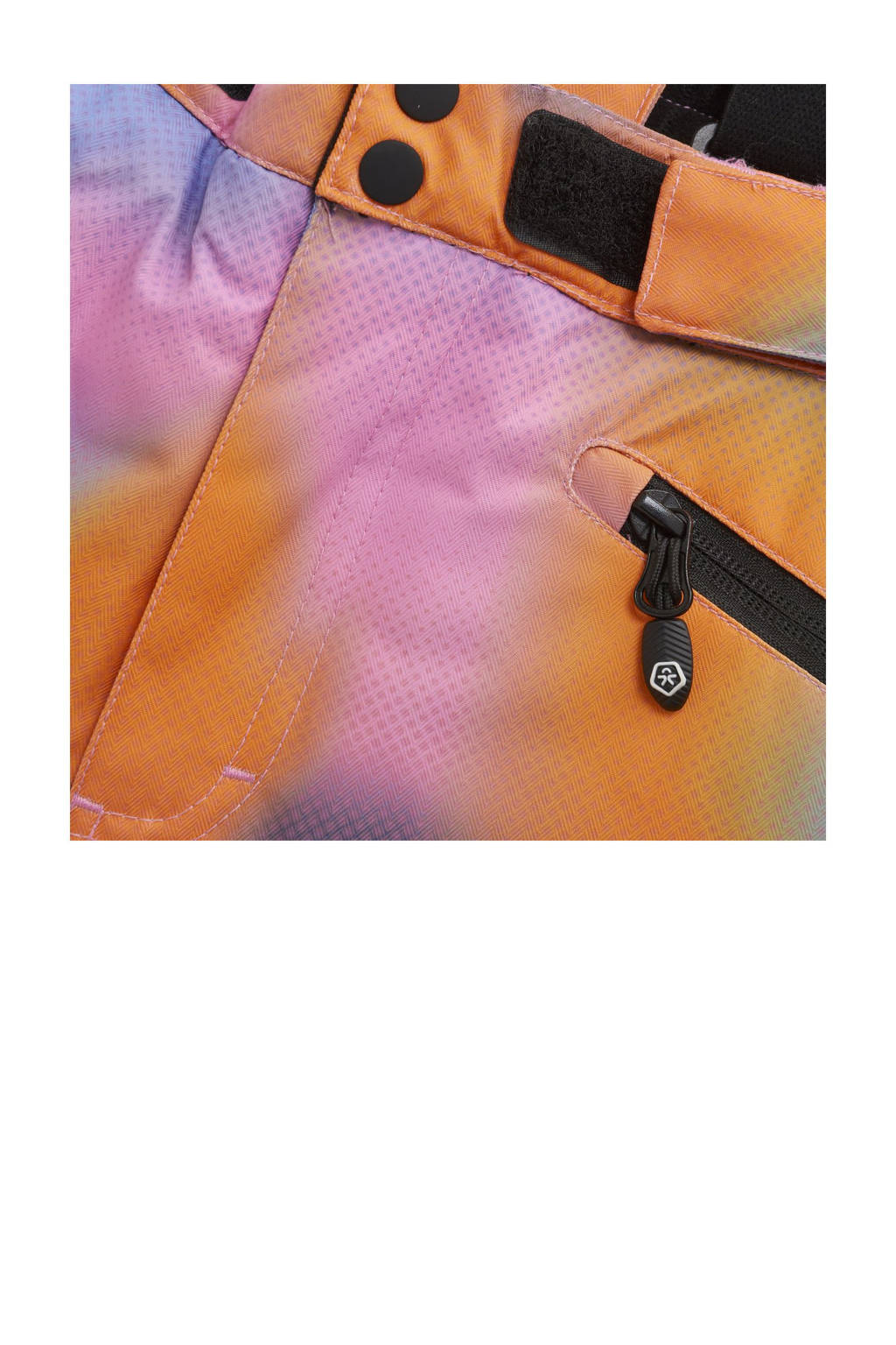 Color Kids skibroek oranje/roze/blauw