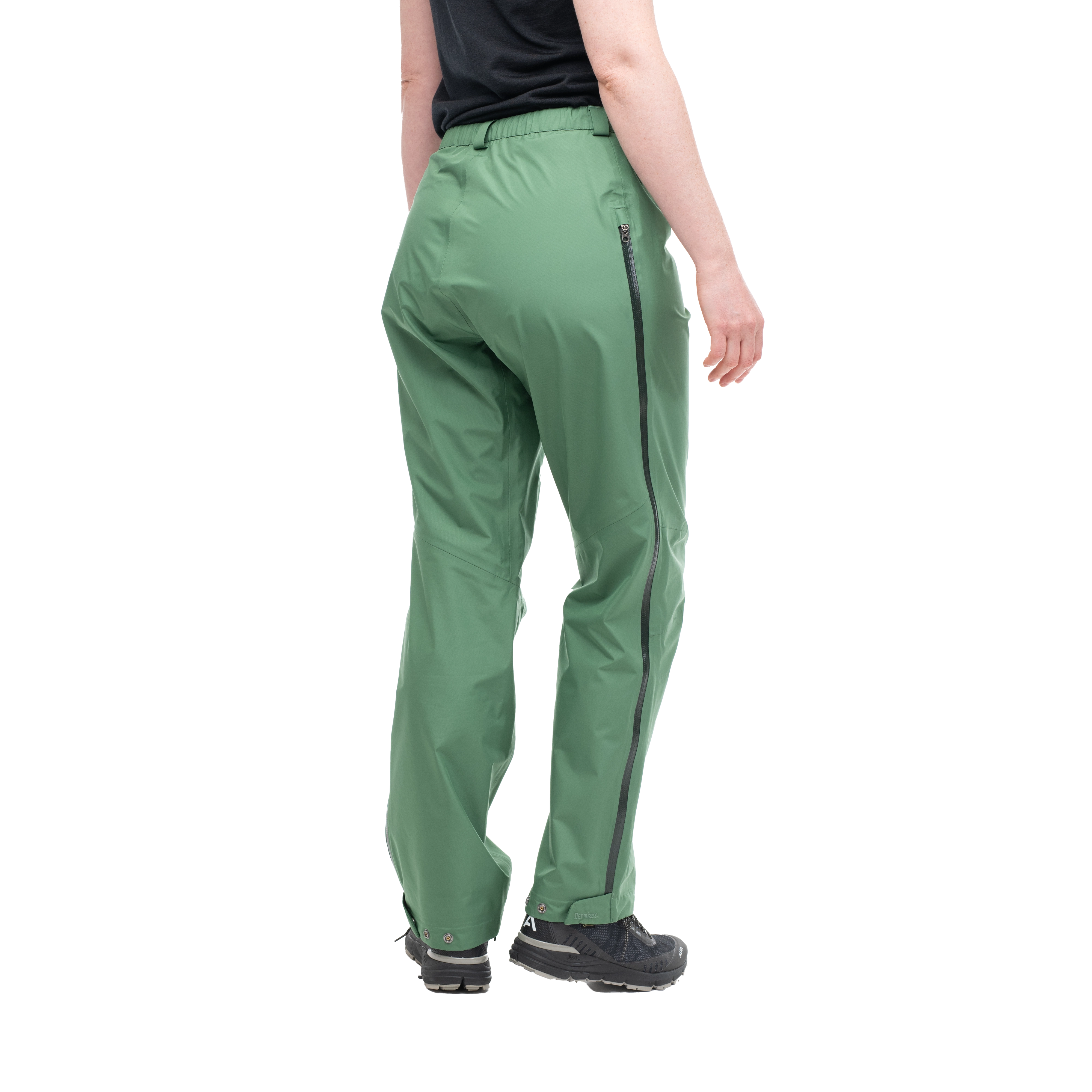 Vandre Light 3L Shell Zipped Pants Women Dark Jade Green