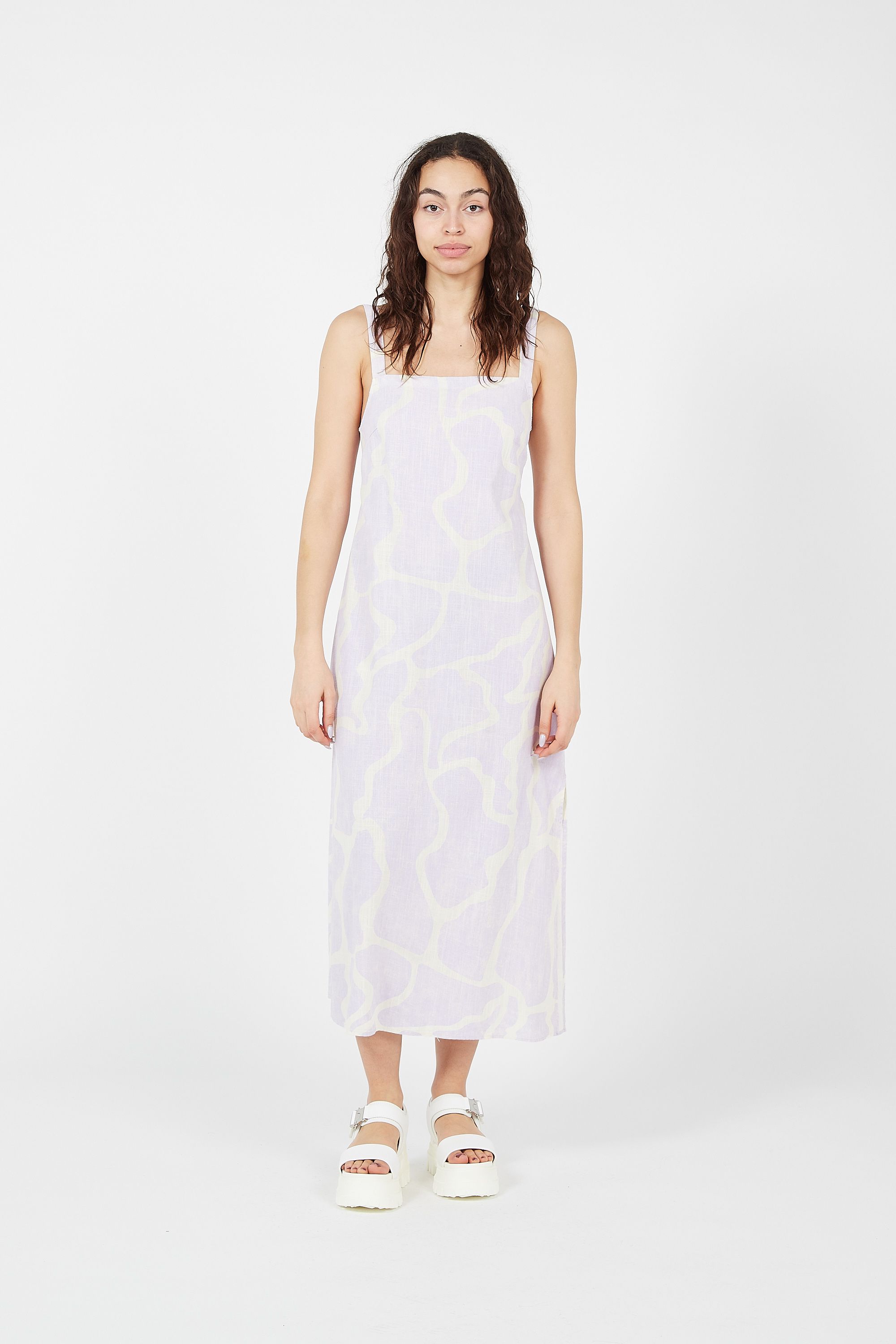 BOBO CHOSES Robe Nacre Pattern Strap Violet