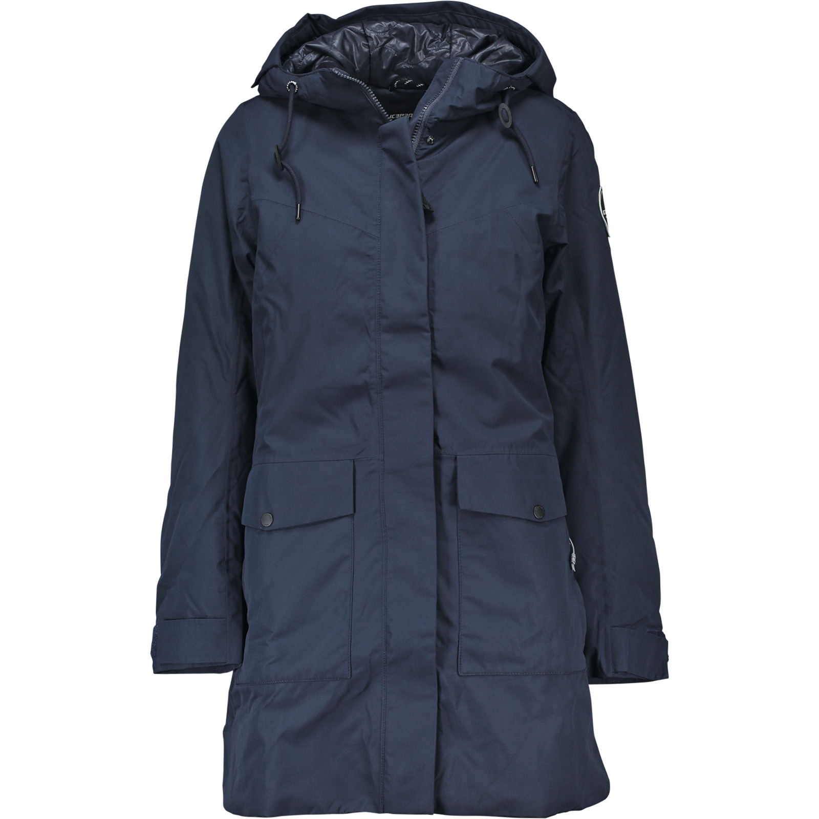 Icepeak Damen-Parka Alpena dunkelblau, 40