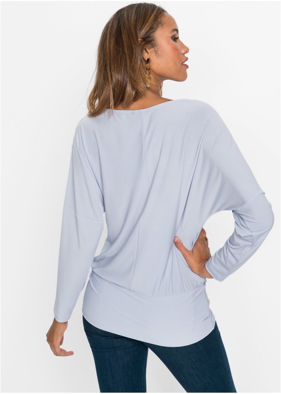 T-shirt épaules découvertes