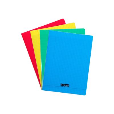 Calligraphe 8000 POLYPRO - Cahier de notes - agrafé - 240 x 320 mm - 96 feuilles / 192 pages - papier blanc - Seyès - disponible dans différentes couleurs