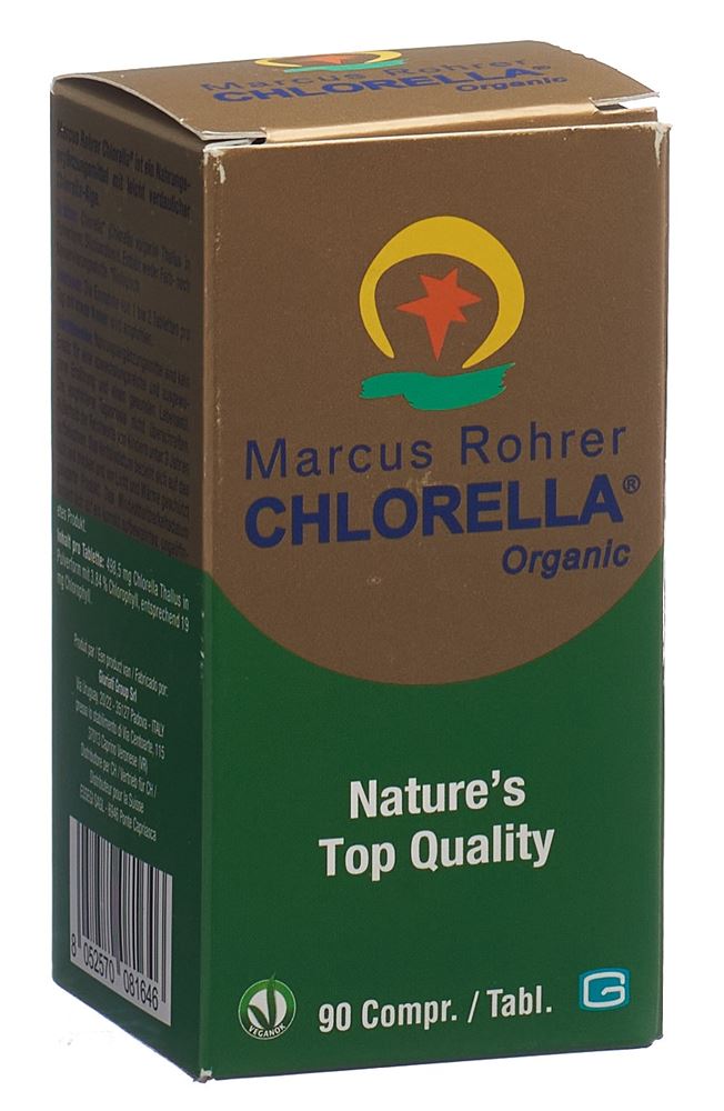MARCUS ROHRER Chlorella Tabl 500 mg Organic Glasfl 90 Stk