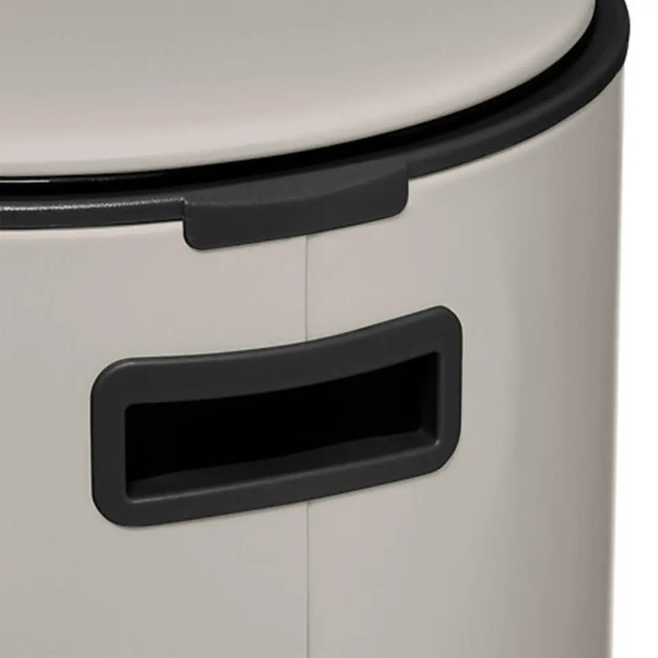 5Five Prullenbak/pedaalemmer - beige - metaal - 30 liter