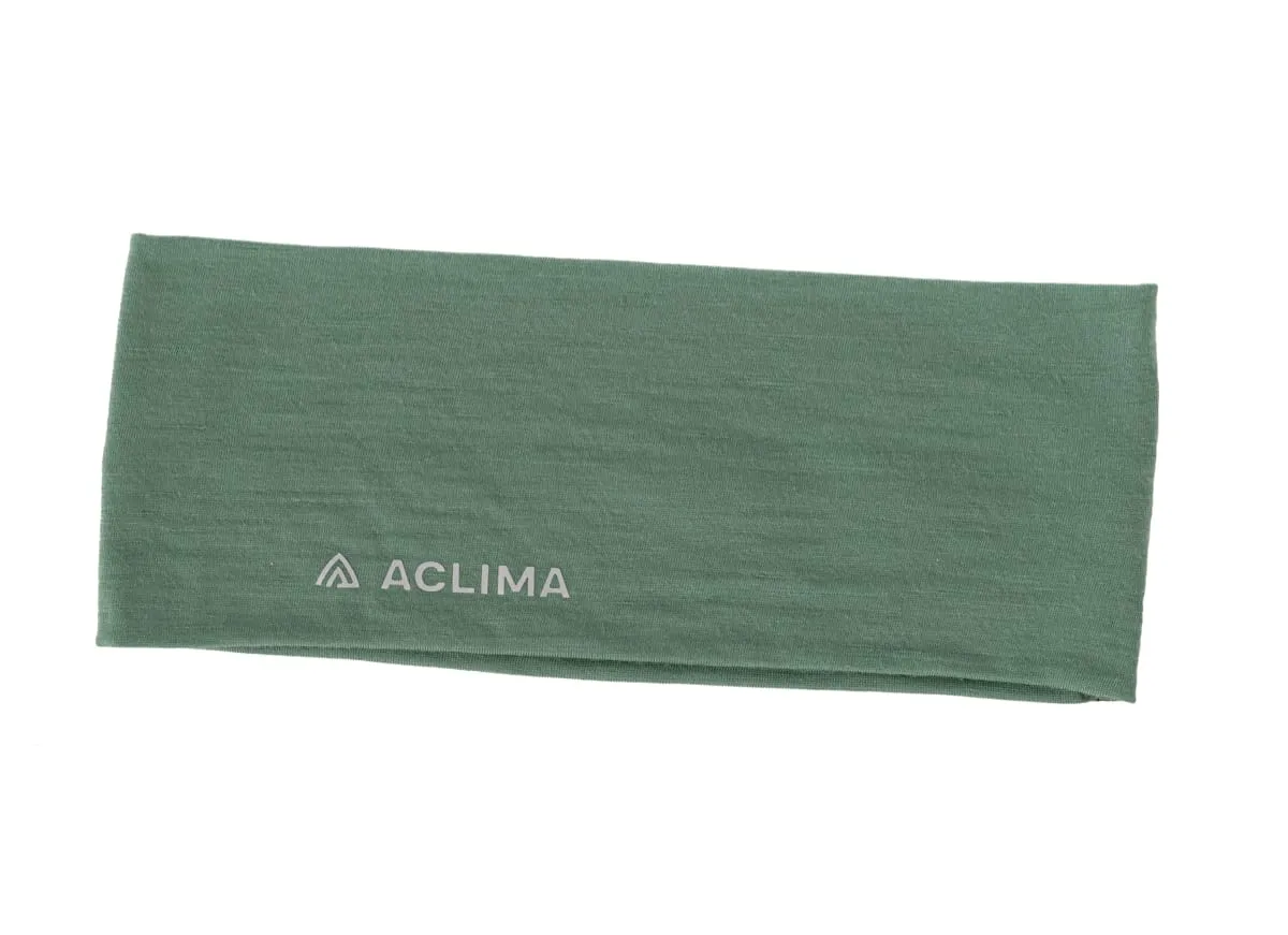 Aclima LightWool Headband Dark Ivy