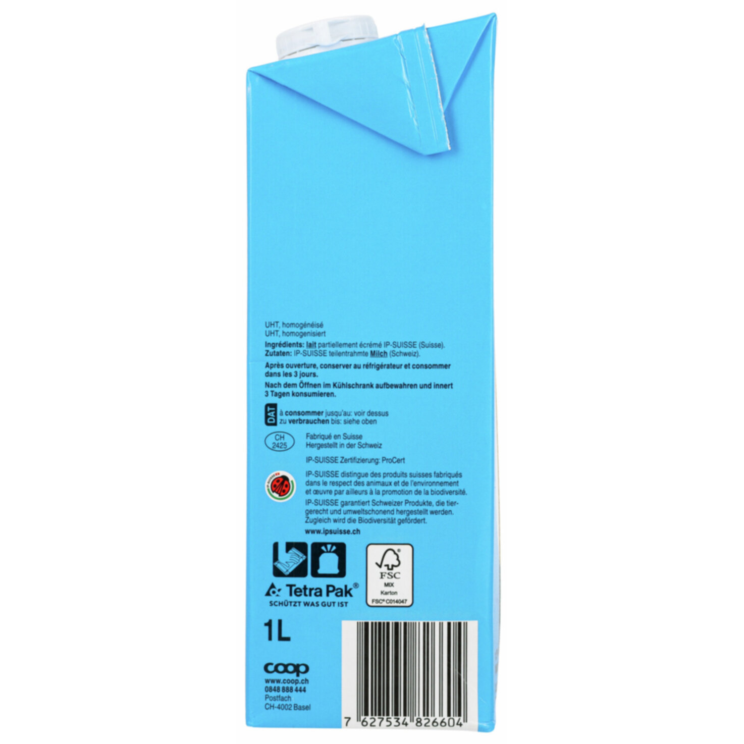 Milchdrink UHT 1.5% Edge IP-Suisse -
