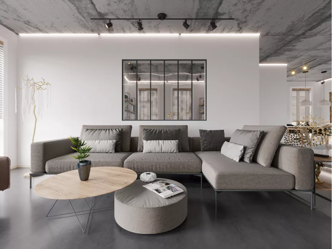 Verrière atelier en aluminium thermolaqué - 180x130 cm - Noir - BAYVIEW