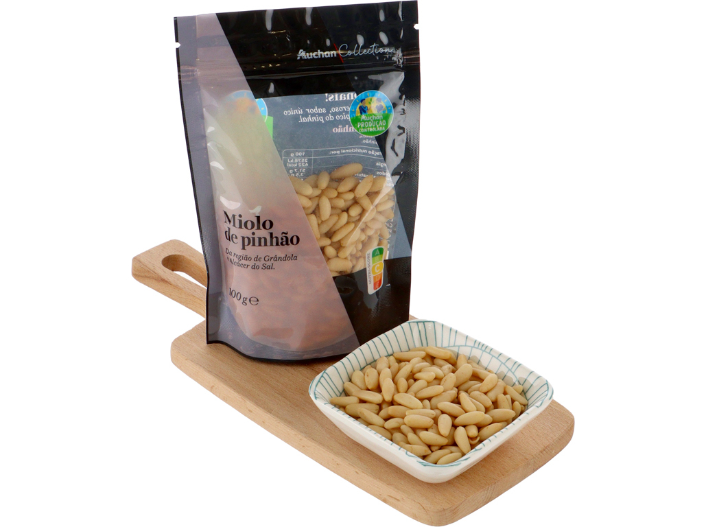 MIOLO DE PINHÃO PORTUGUÊS AUCHAN COLLECTION CULTIVAMOS O BOM 100G
