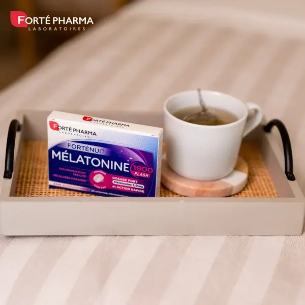 Forté Pharma Melatonina 1900 Flash Auxiliar para Dormir Mais Fácil - 30 Comprimidos