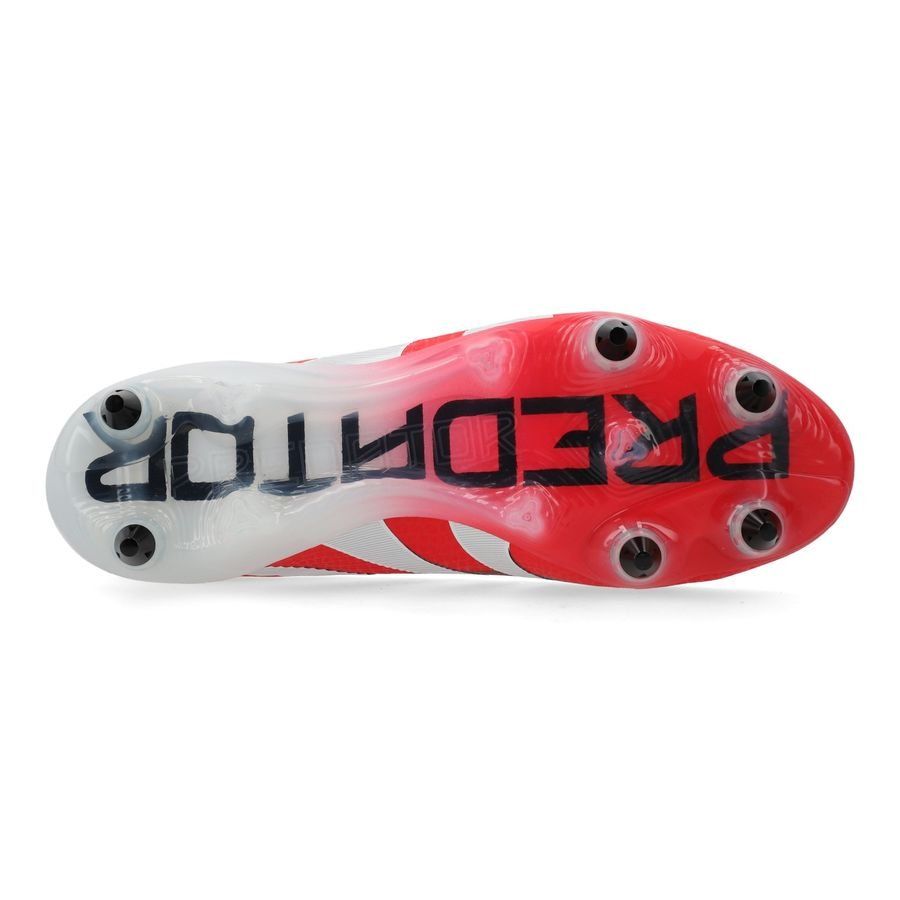 adidas Predator Elite SG Pure Victory - Lucid Red/Blanc/Noir