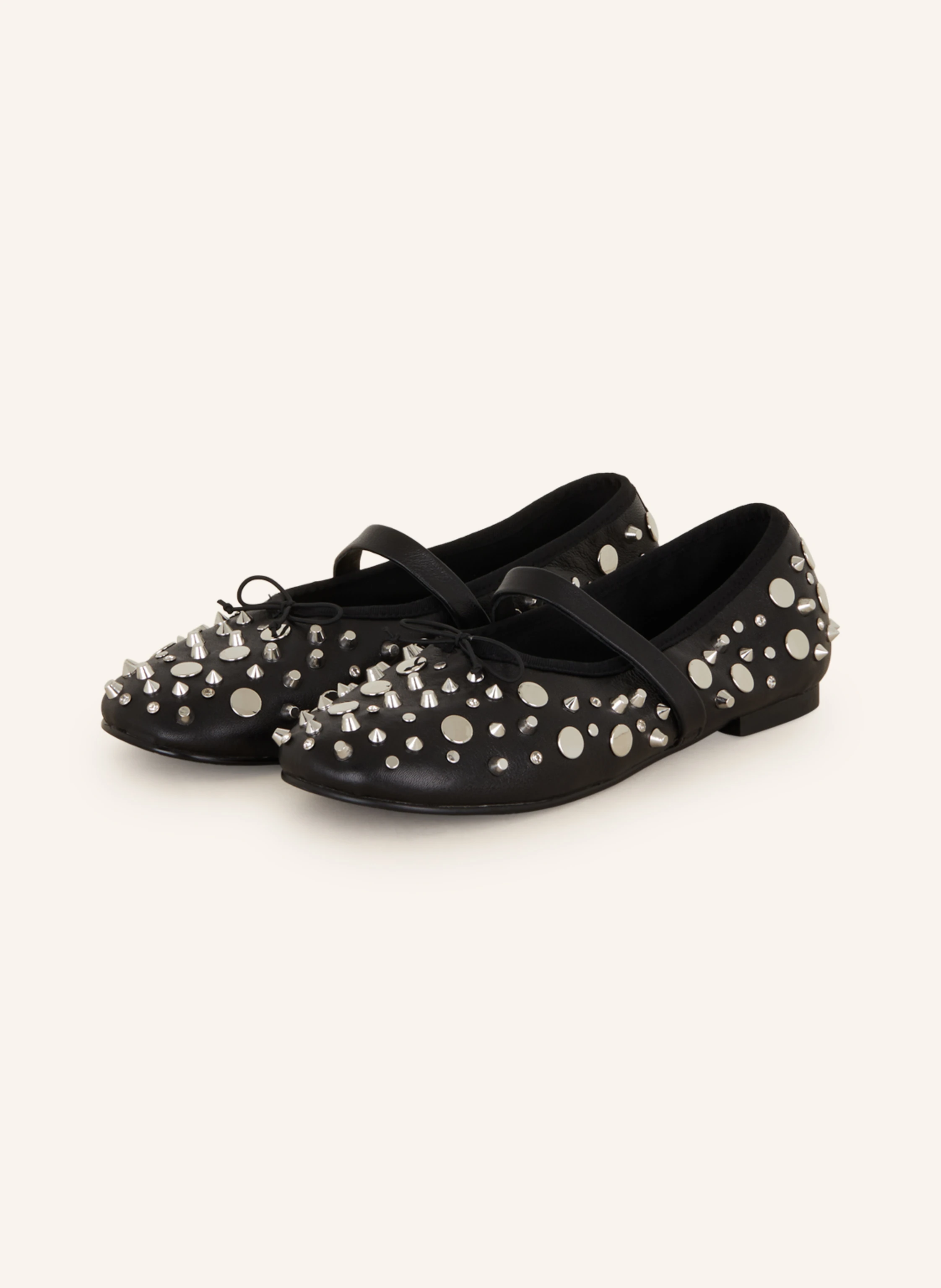 maje Mary-Jane-Ballerinas mit Nieten