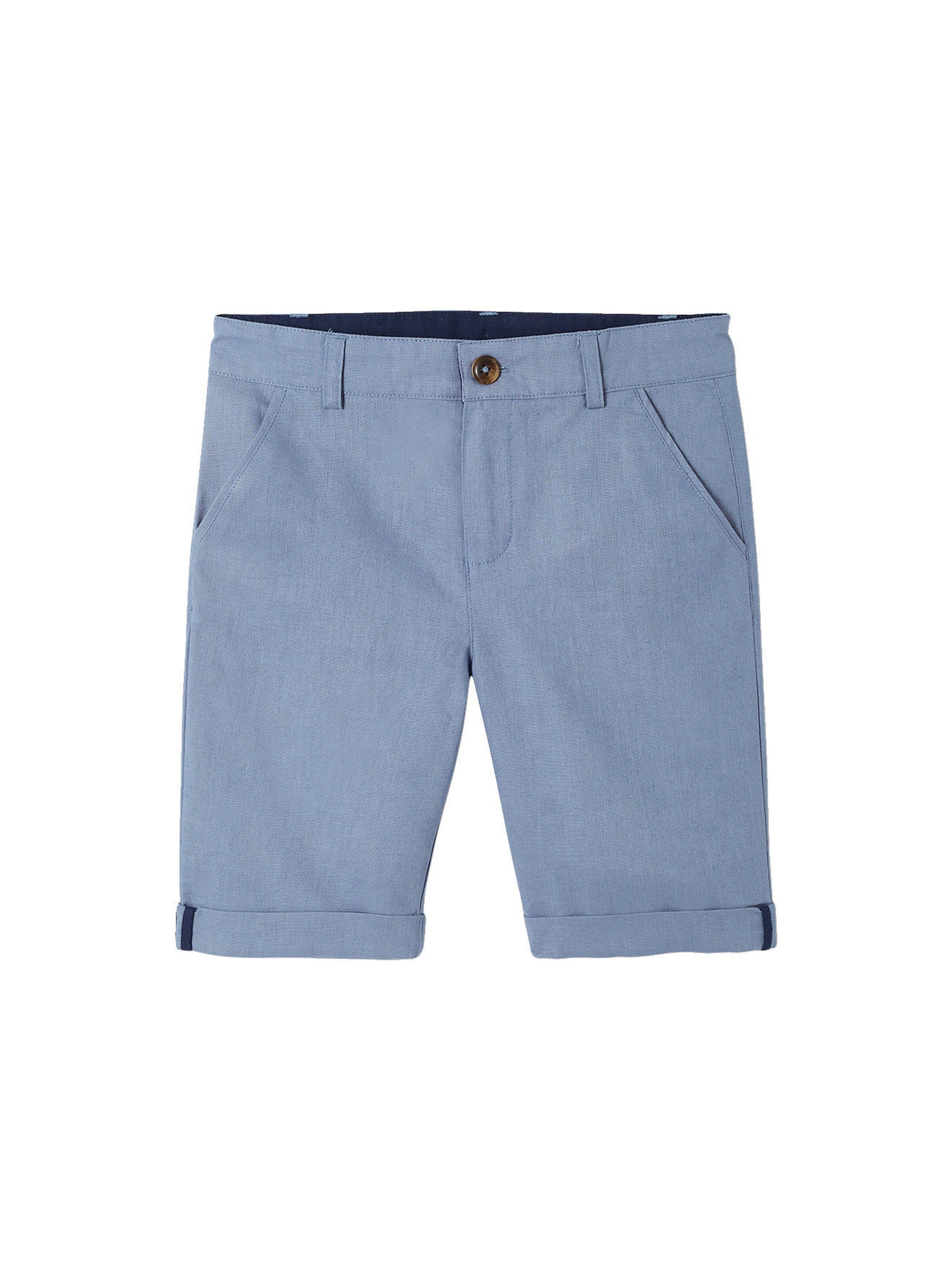 Vertbaudet Festliche Jungen Shorts, Bundweite verstellbar blau