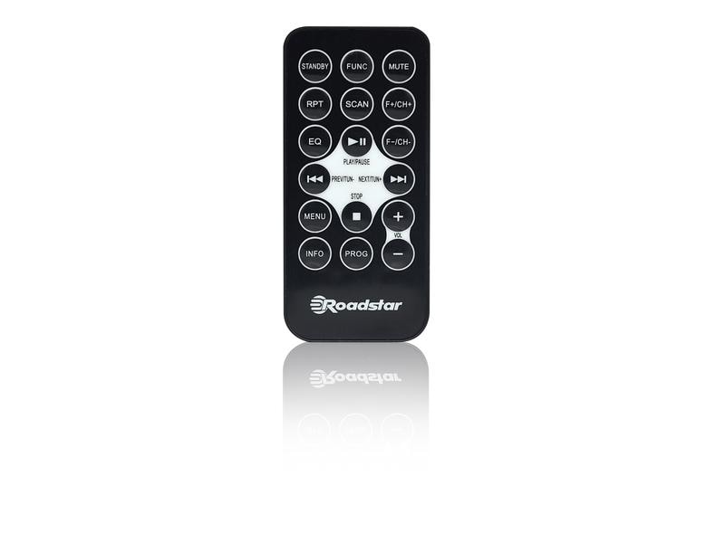 Roadstar Radio/CD-Player CDR-375 Schwarz Tragbares Digitalradio mit CD-Player