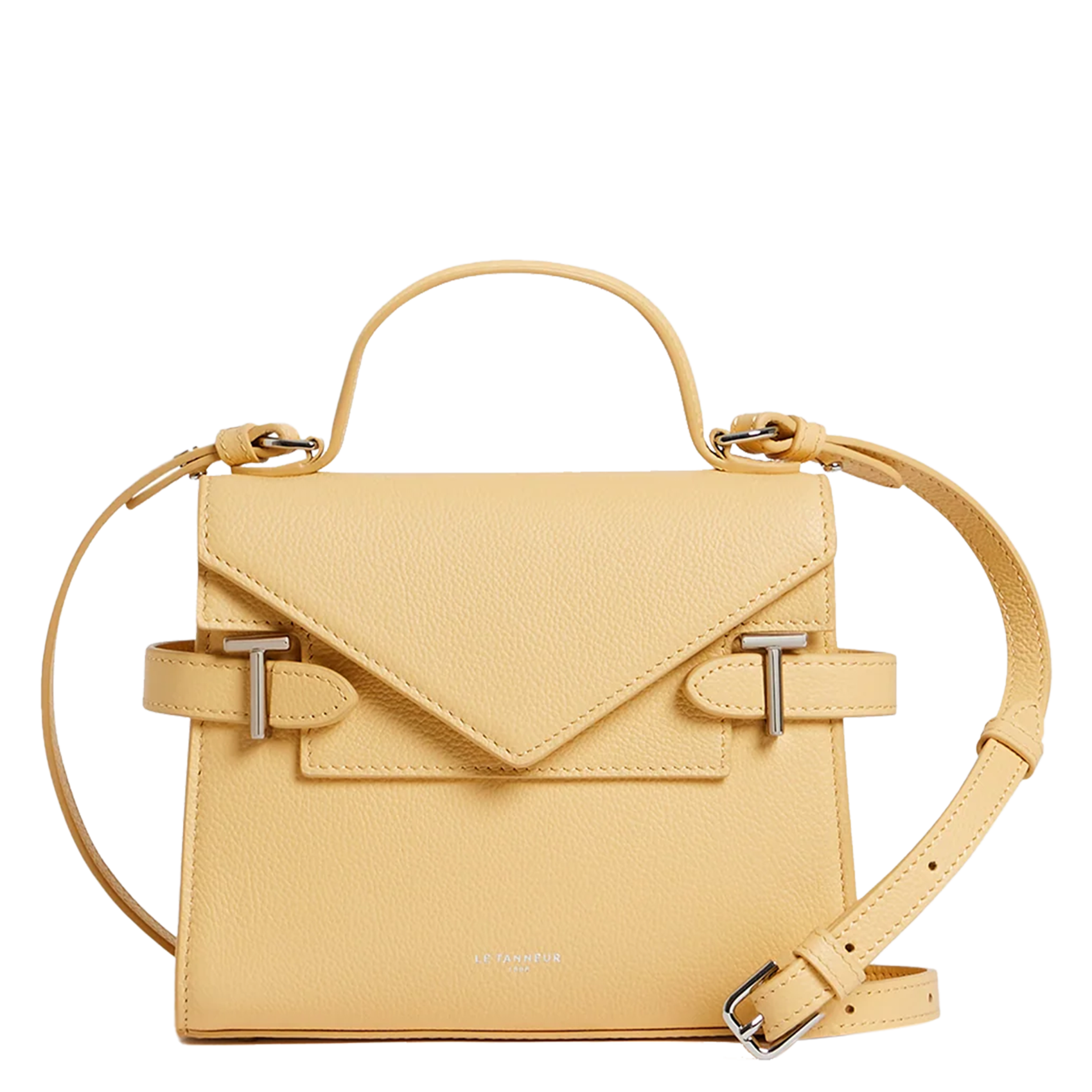 EMILIE - Sac à main en cuir | Jaune