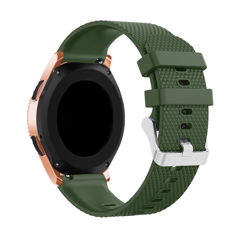 Samsung Galaxy Watch 42mm / Watch Active 2 / Watch Active / Gear Sport Ersatz Sport Silikon Armband - Grün